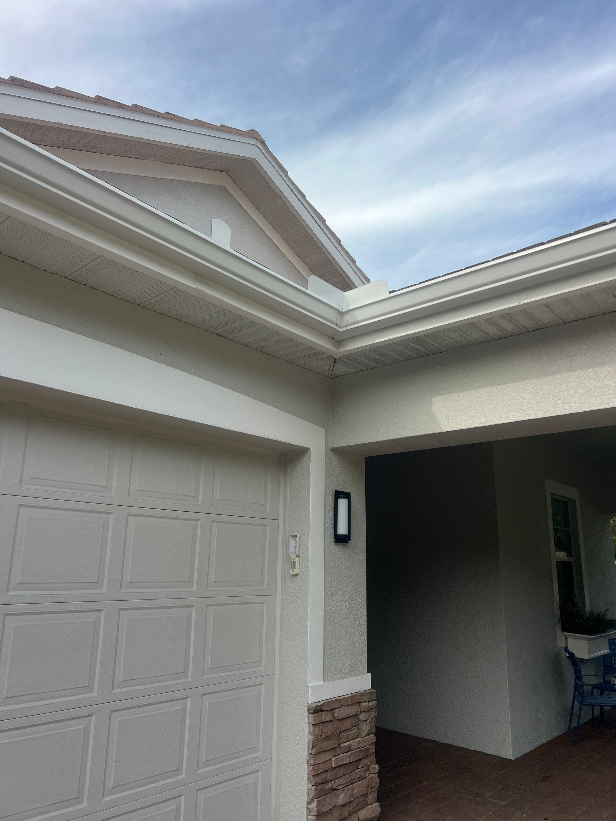 Upgraded Gutter System for Rain Protection in Fort Myers FL by Gutter Professors
