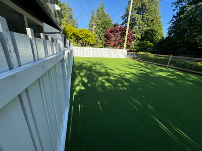 Artificial Grass and Custom Fence For KidiKare Daycare