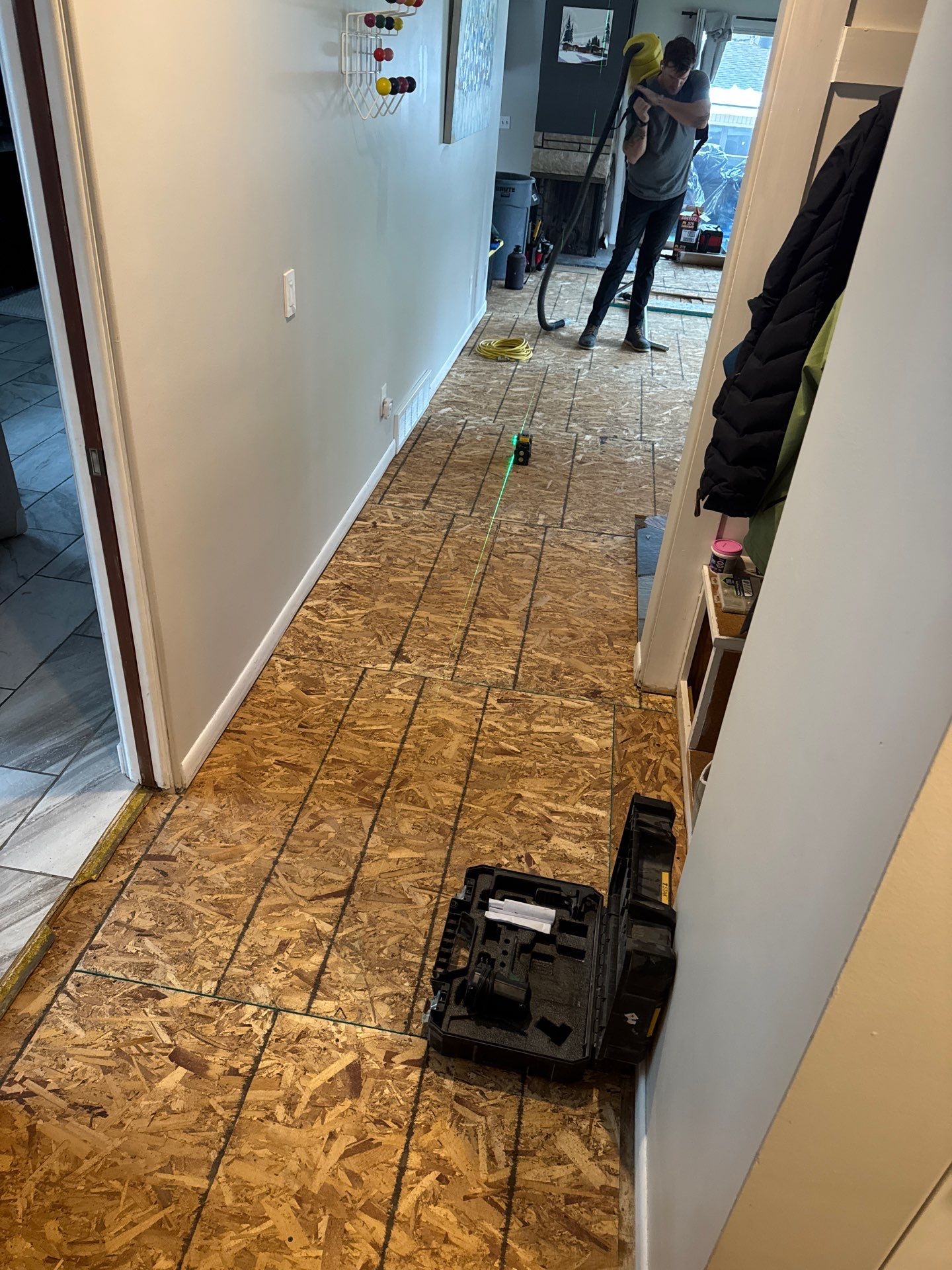 Before & After with Provenza "Road Trip" LVP by RTBaldwin Hardwood Floors