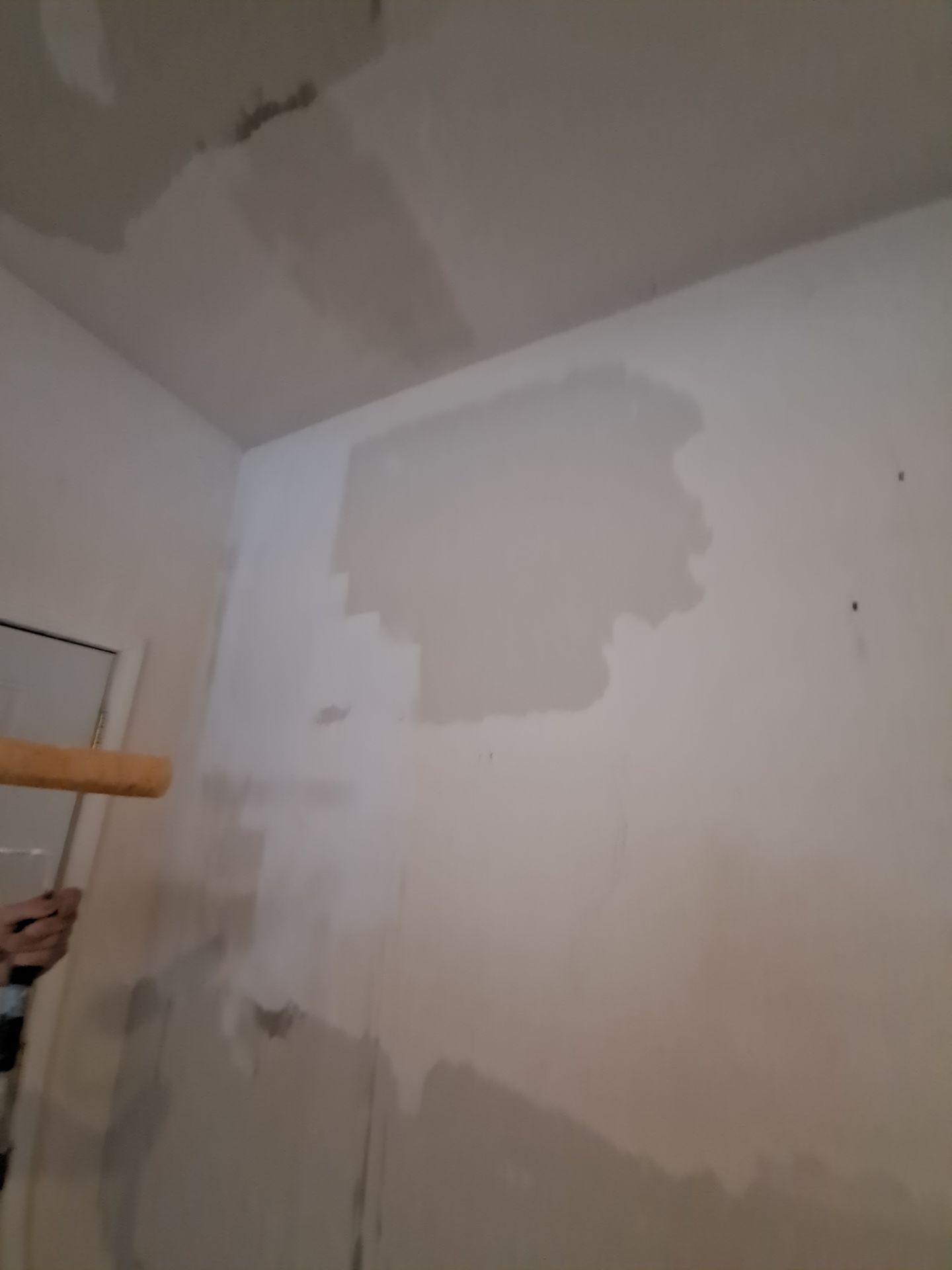 Garage dry wall repair/ re-texture, re-paint by Gordon Painting