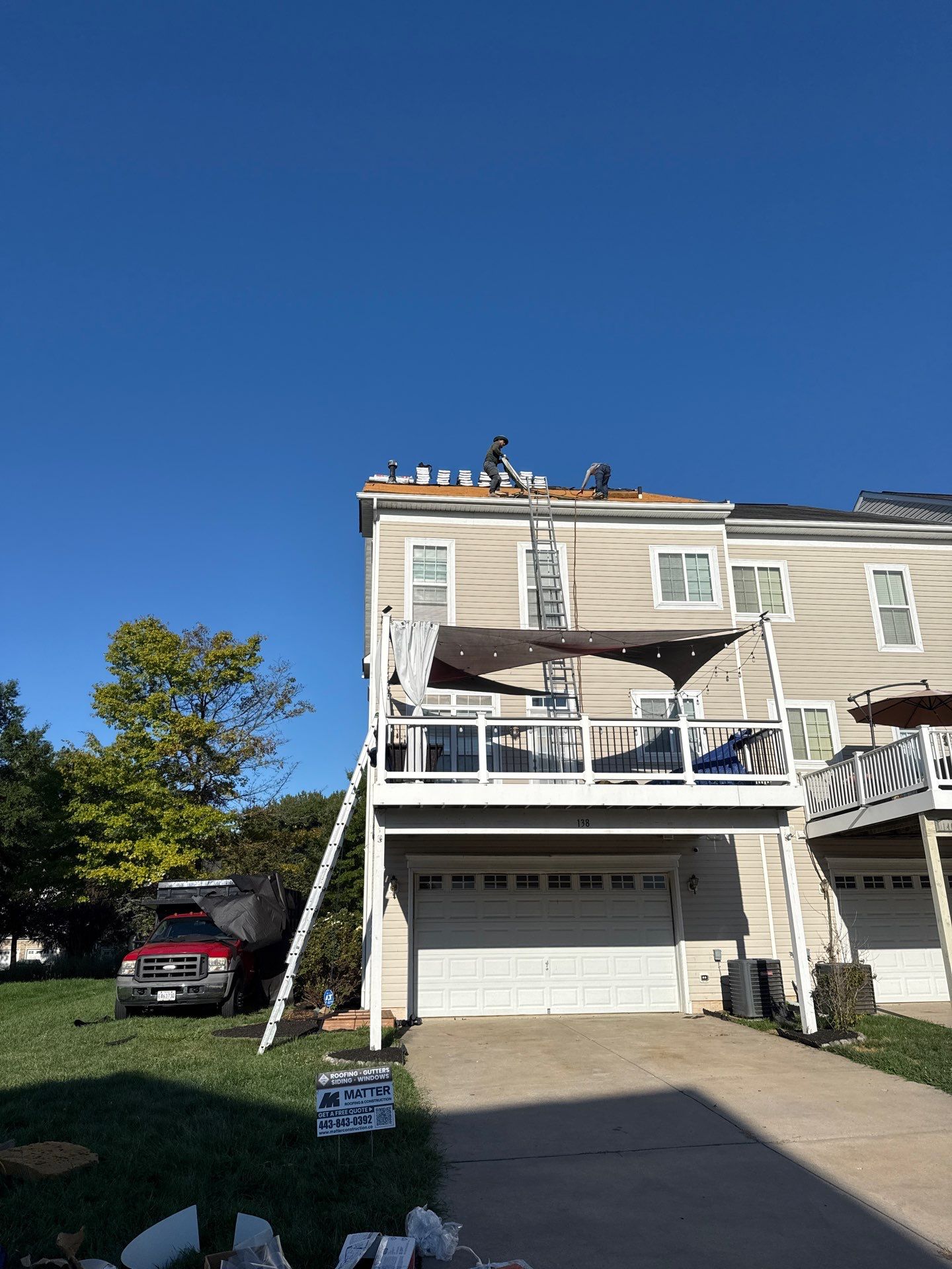 Residential Roofing Installation using GAF Timberline HDZ by Matter Roofing & Construction