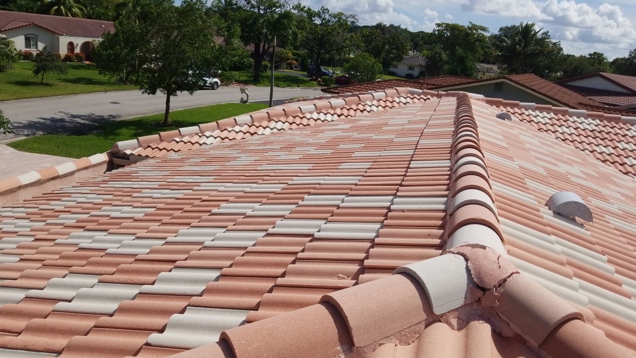 Concrete Tile Roof Repair and Underlayment Installation in Coral Springs by Aastro Roofing