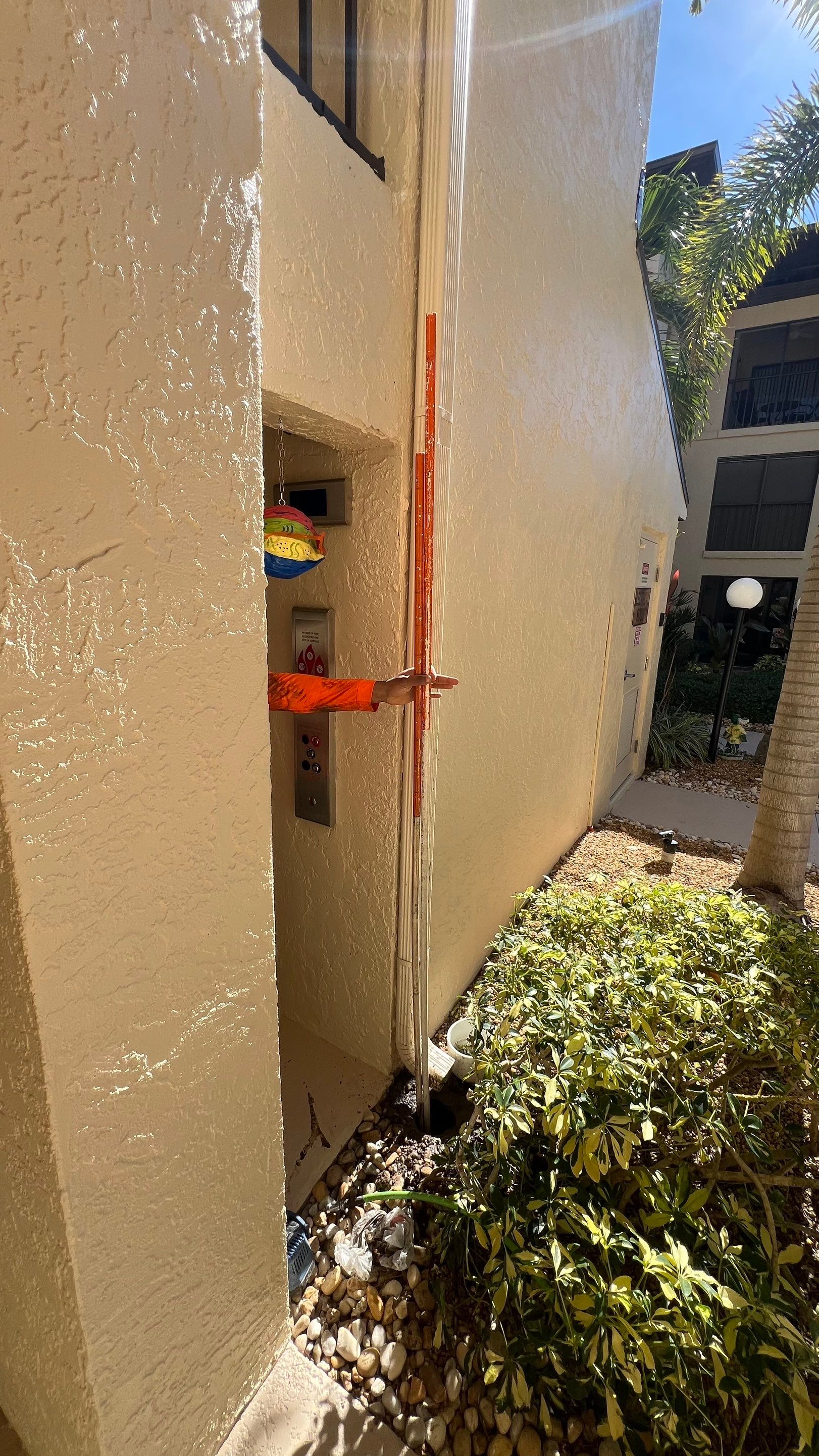 Condo Gutter System Jetting by APS Power & Water