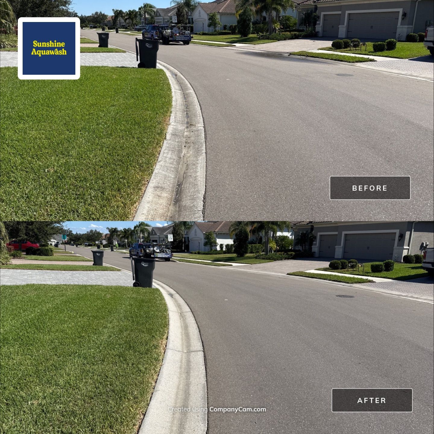 HOA Community Cleaning in River Wind | Sidewalk & Curb Pressure Washing in Bradenton, FL by Sunshine AquaWash