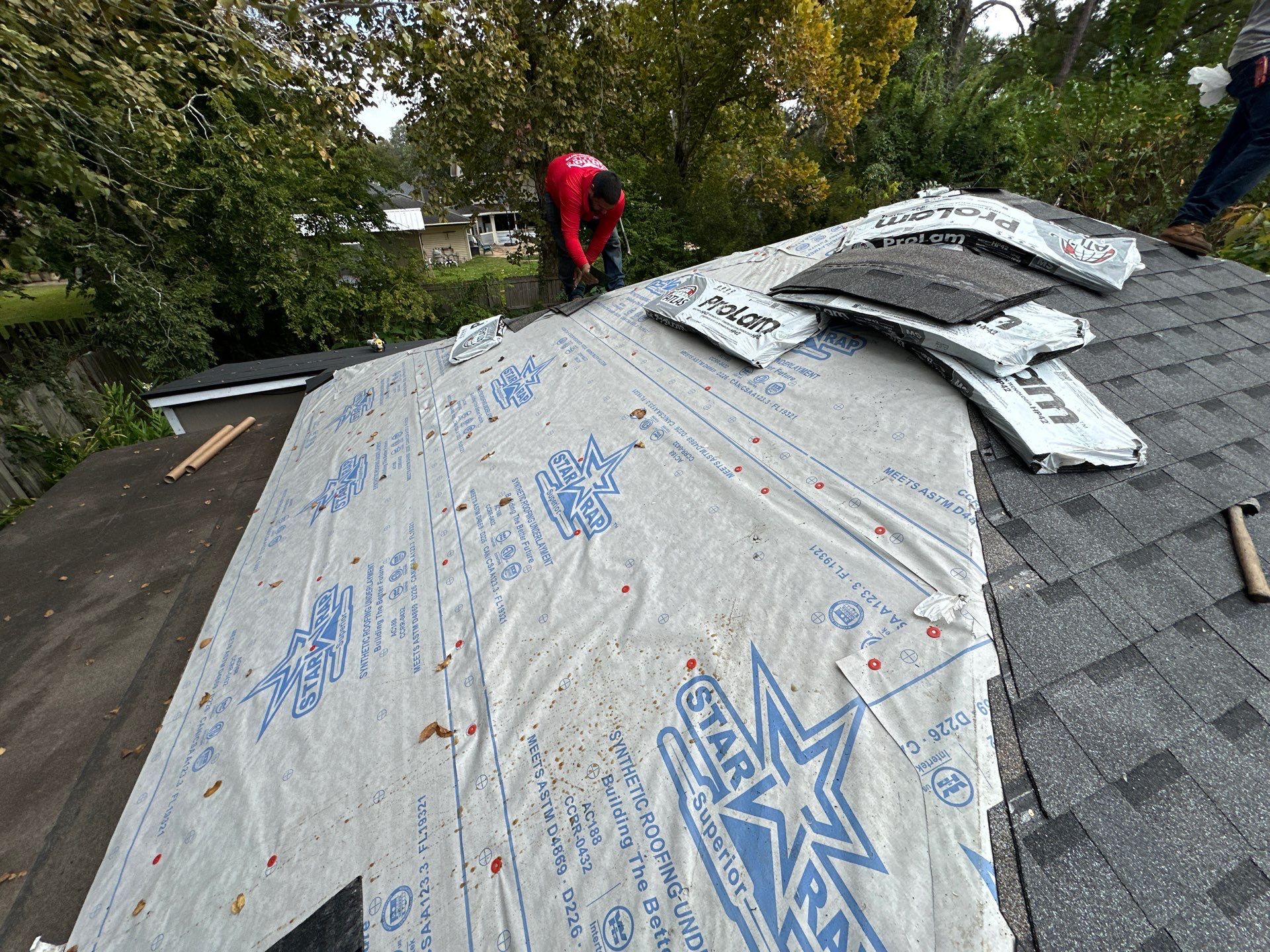 Project in Lake Jackson by Motion Roofing