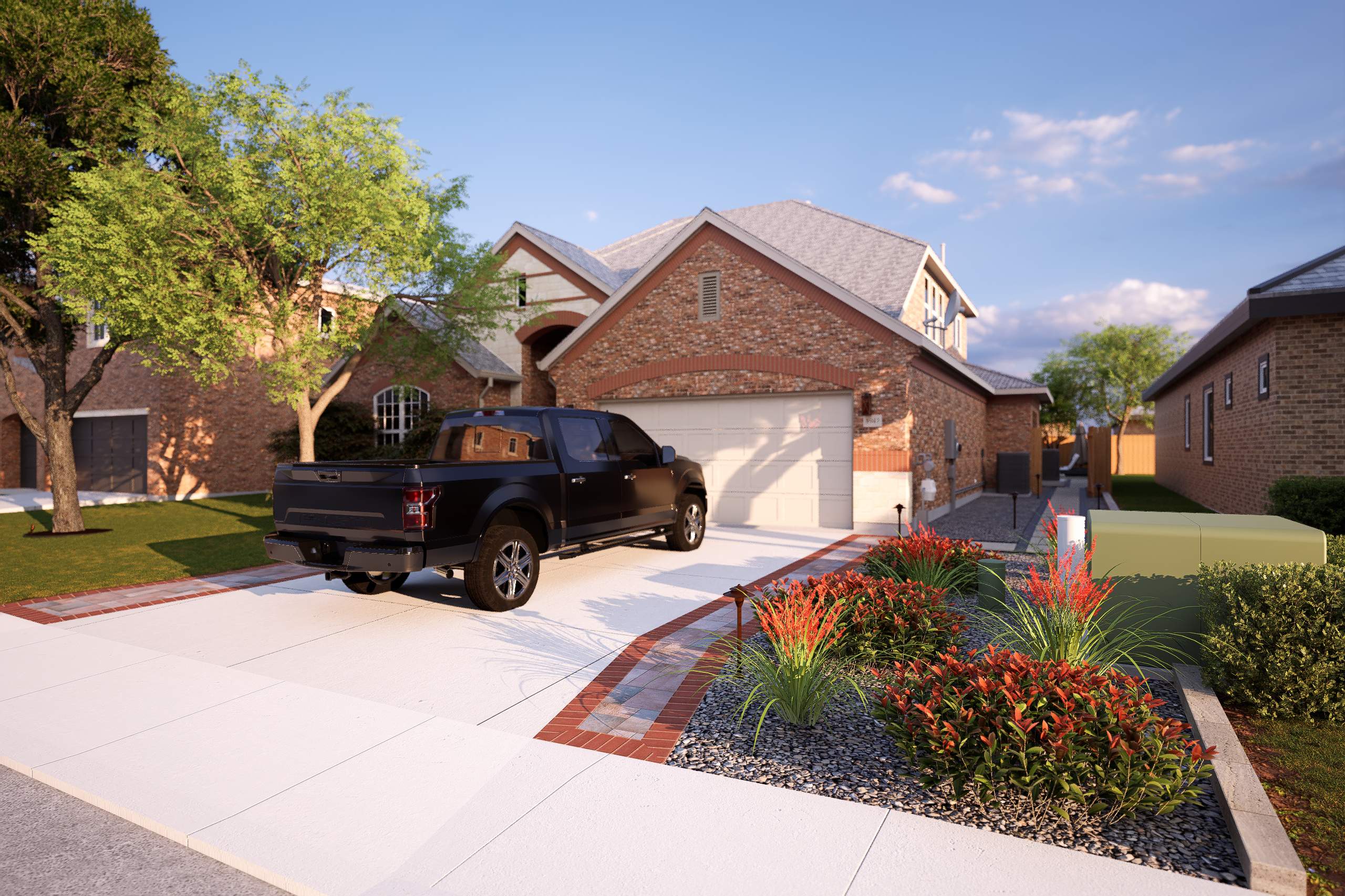 3D Design Render, San Antonio TX by Hole In One Lawns, LLC