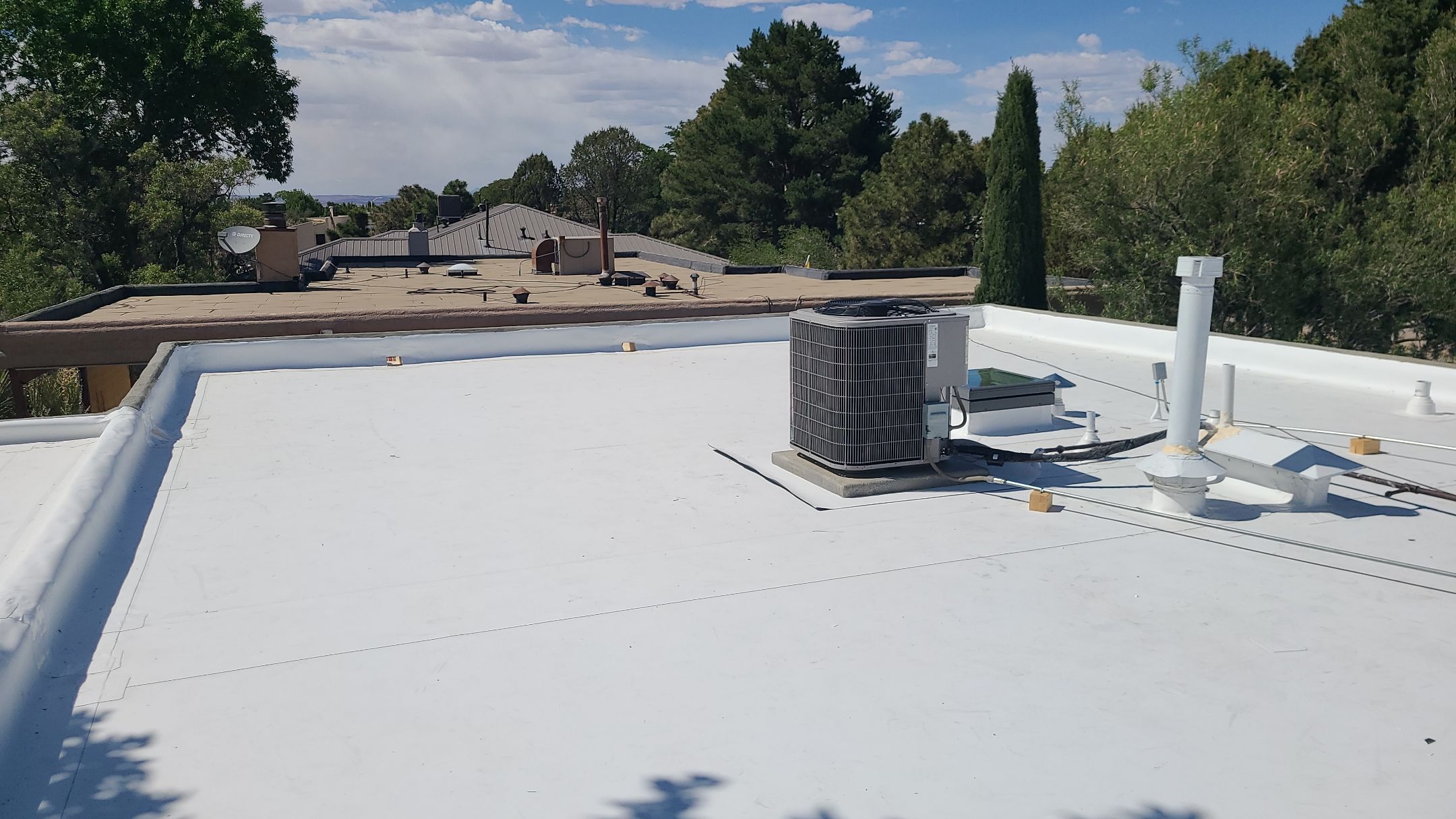Residential TPO Roof Replacement and Decking Repair in Albuquerque by Doyle Roof Masters Inc