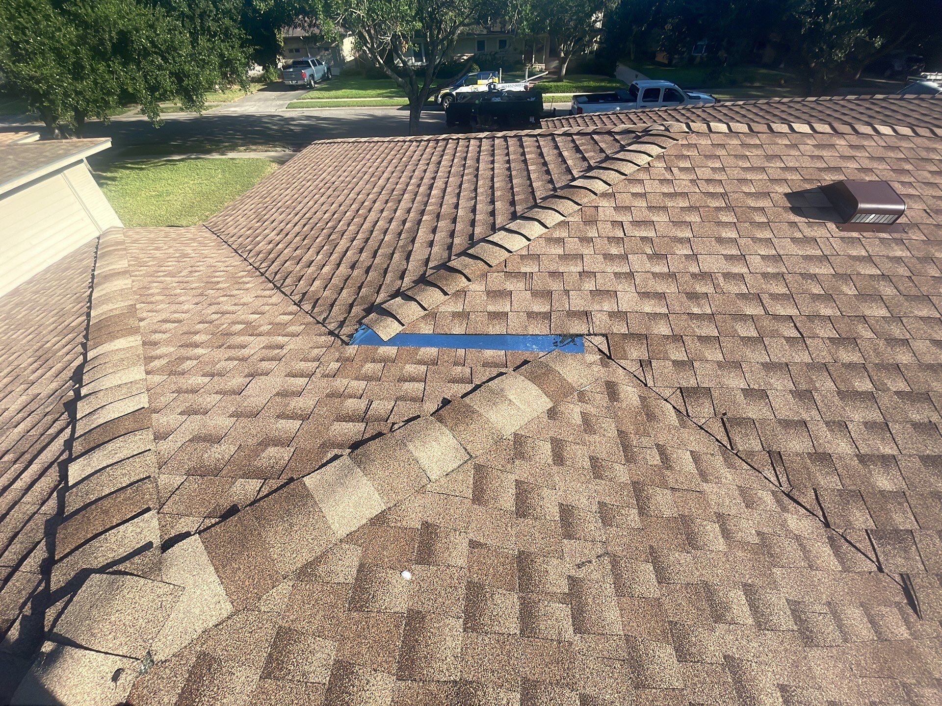 Residential Roofing Installation using GAF HDZ Shakewood by Lighthouse Roofing