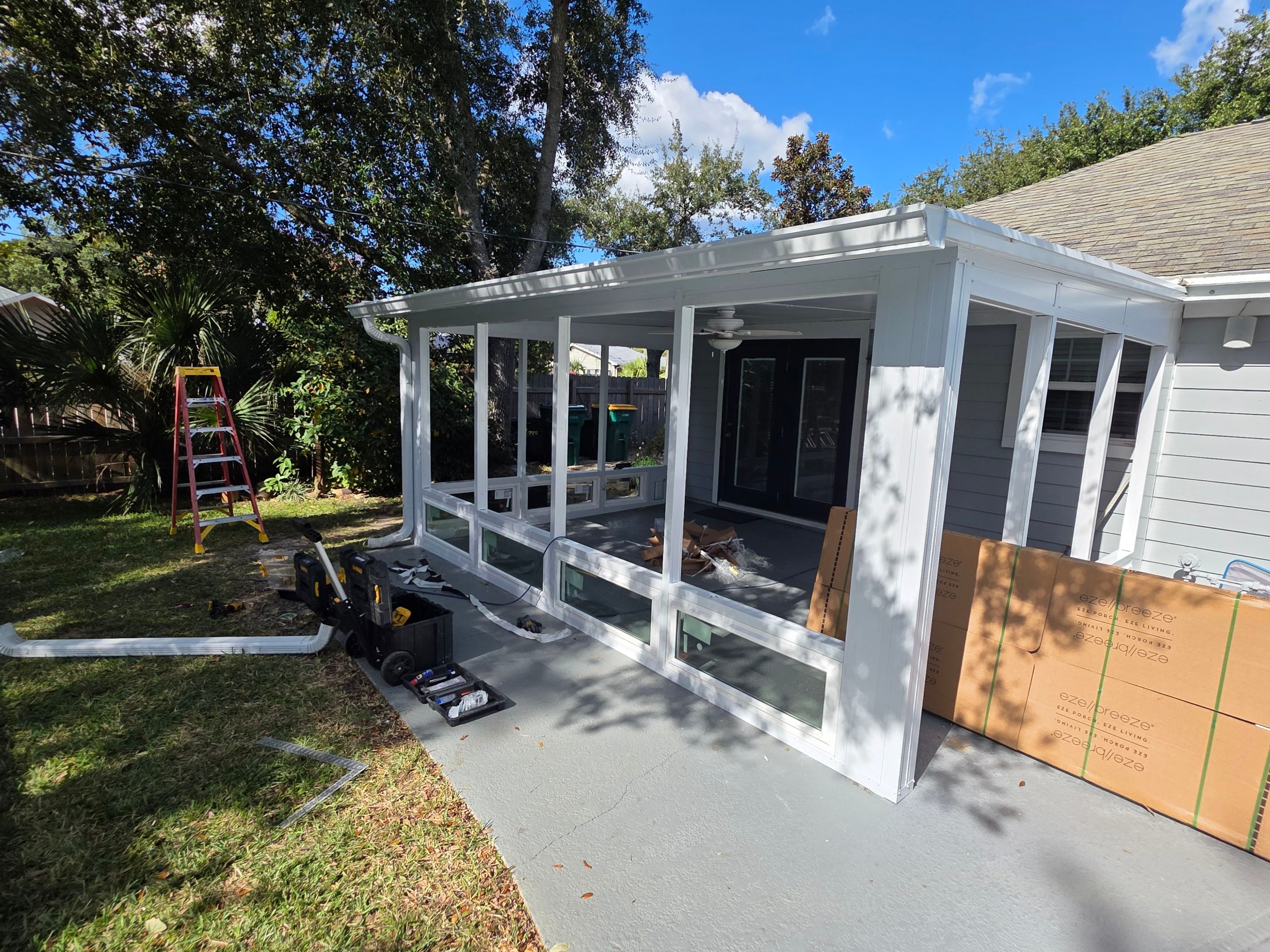 Patio Cover to Glass Room in Mary Esther, FL by Titan Sunrooms