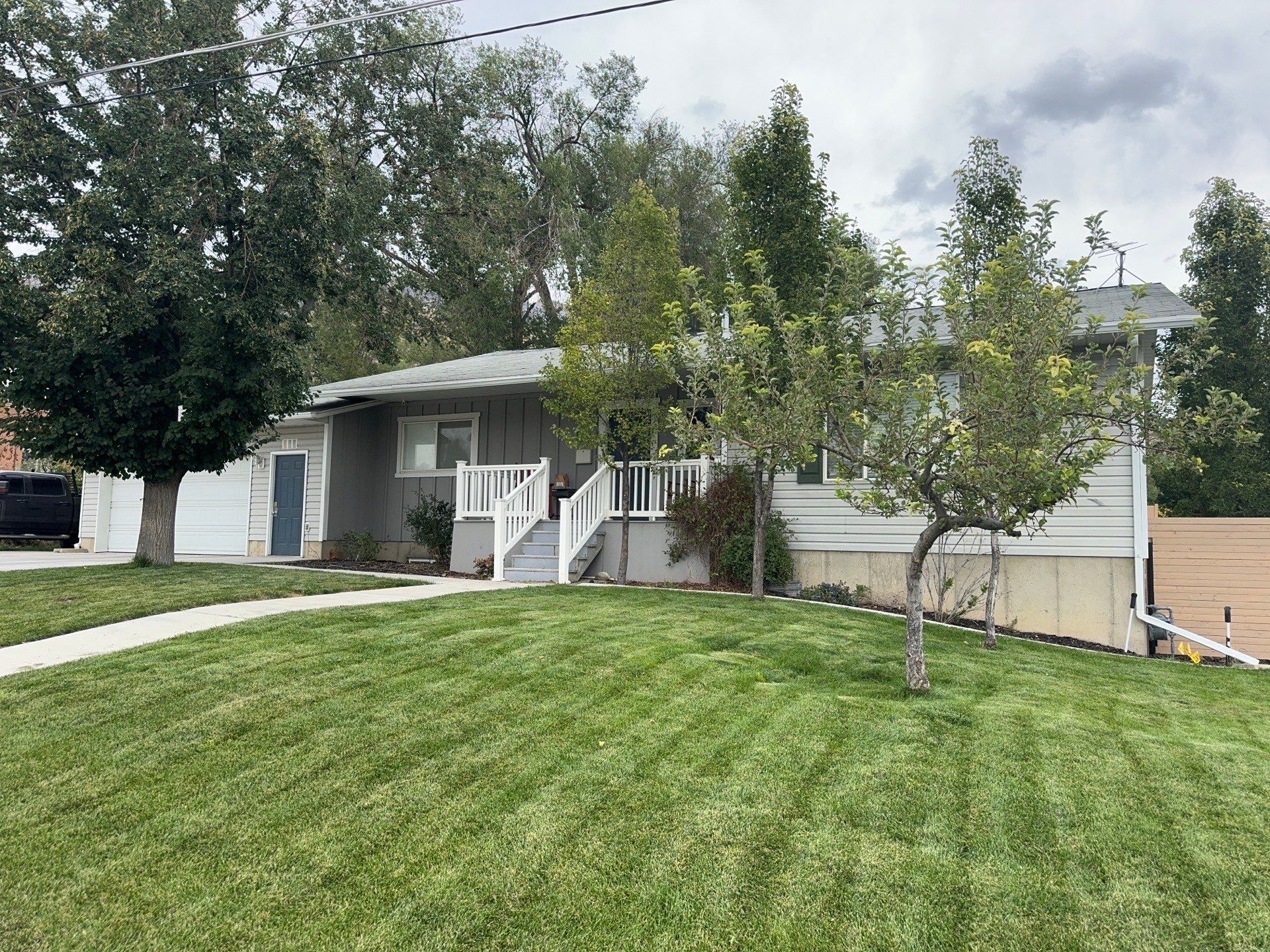 Lindon | Complete Vinyl to Hardie Conversion | Arctic White by Ideal Siding Utah