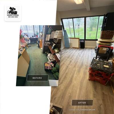 Old carpet to new LVP