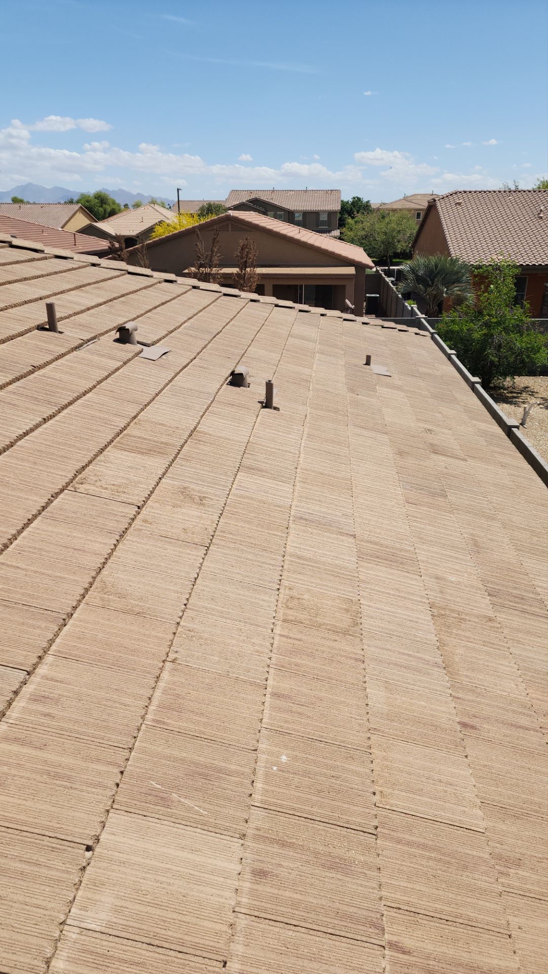 Mesa Tan Concrete Tile by Reimagine Roofing