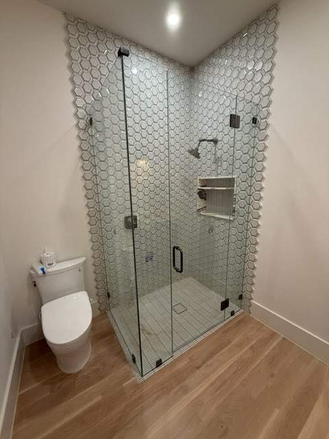 Multiple Frameless Shower Installs by Richardson Glass & Mirror
