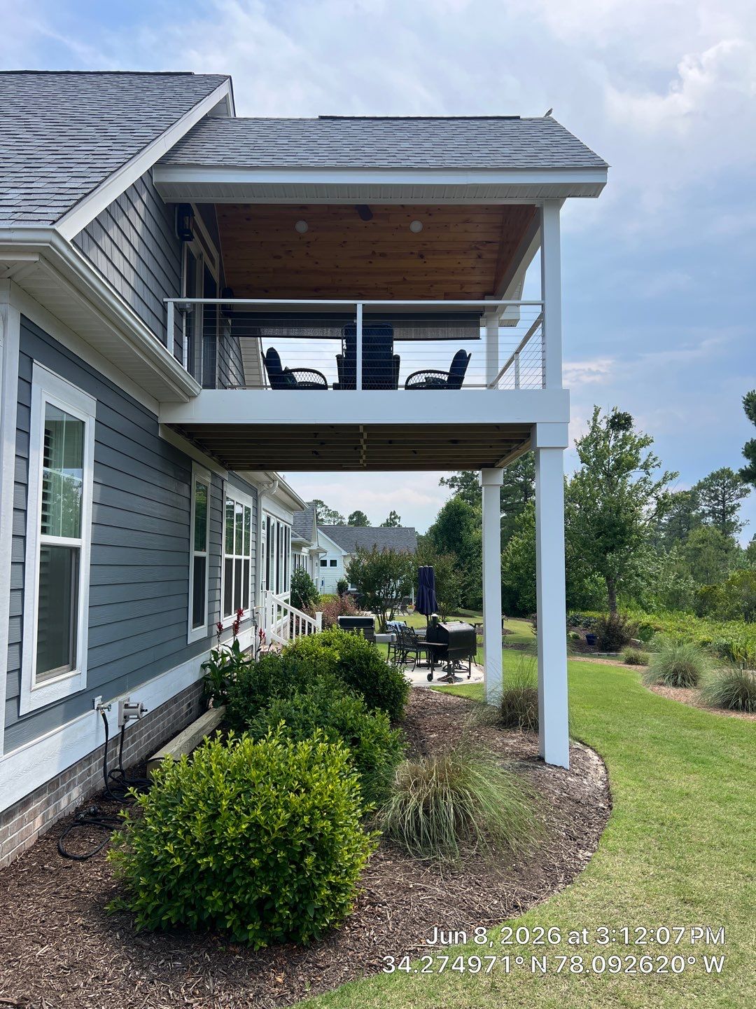 Two-Story Deck & Elevated Porch Construction - Enclosed Porch -Local General Contractor Leland, NC by RGR Construction and Roofing, LLC