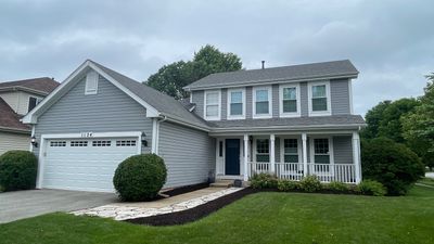 Completed gutter protection installation in Naperville, IL 60540