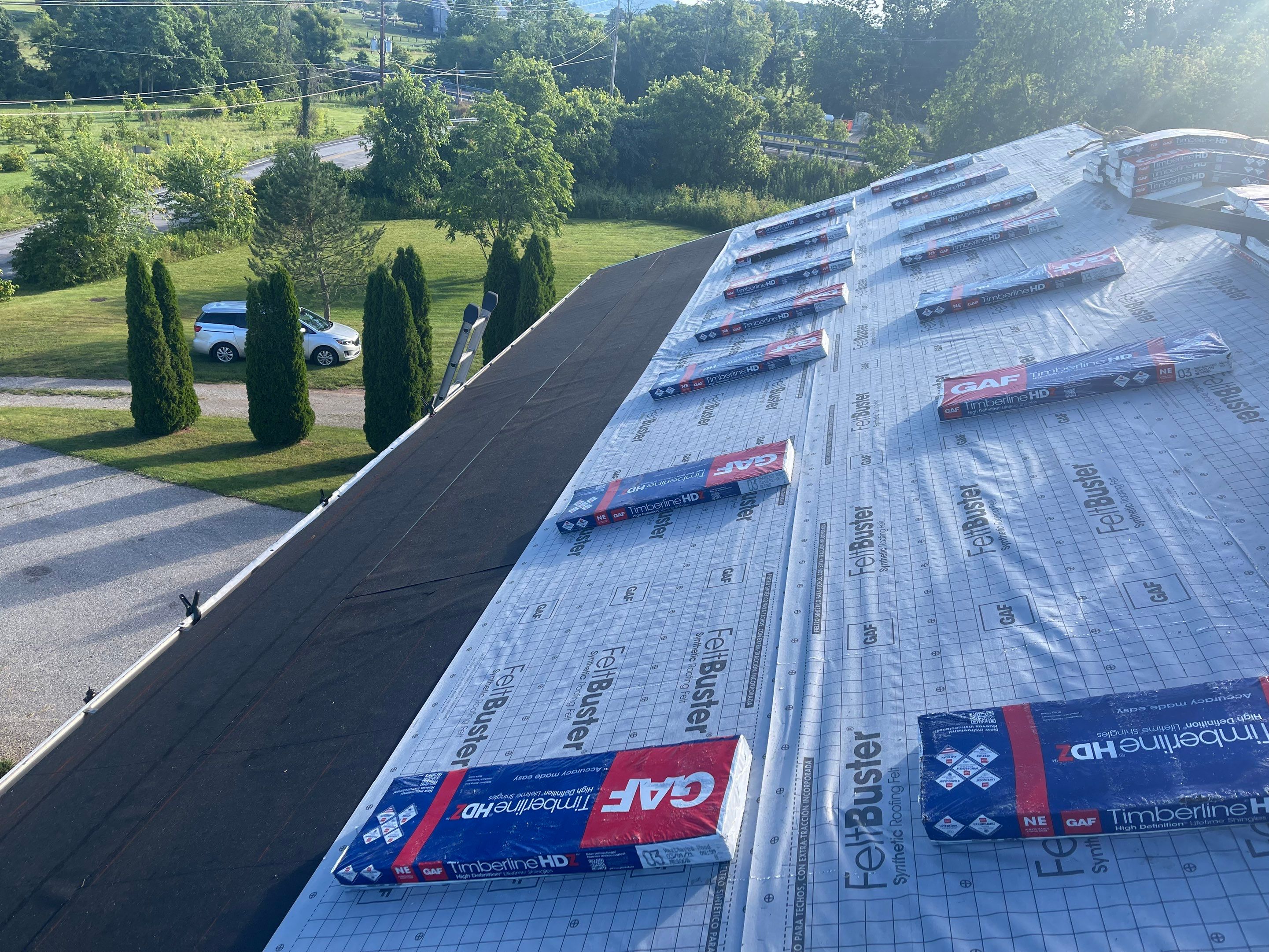 New BulletpROOF+ Lifetime Roofing System due to wind damage. by BulletpROOF Exteriors