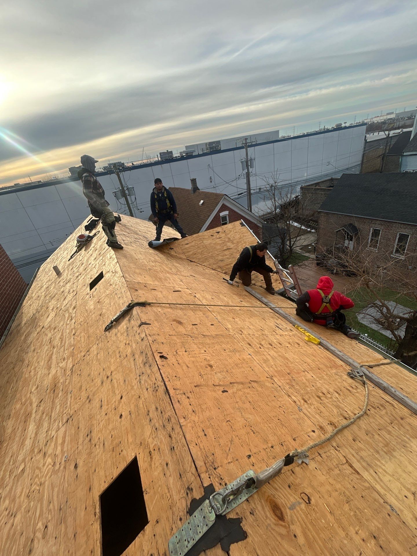 Roof Replacement by hail and wind damage  by Just Brilliant Restoration JBR
