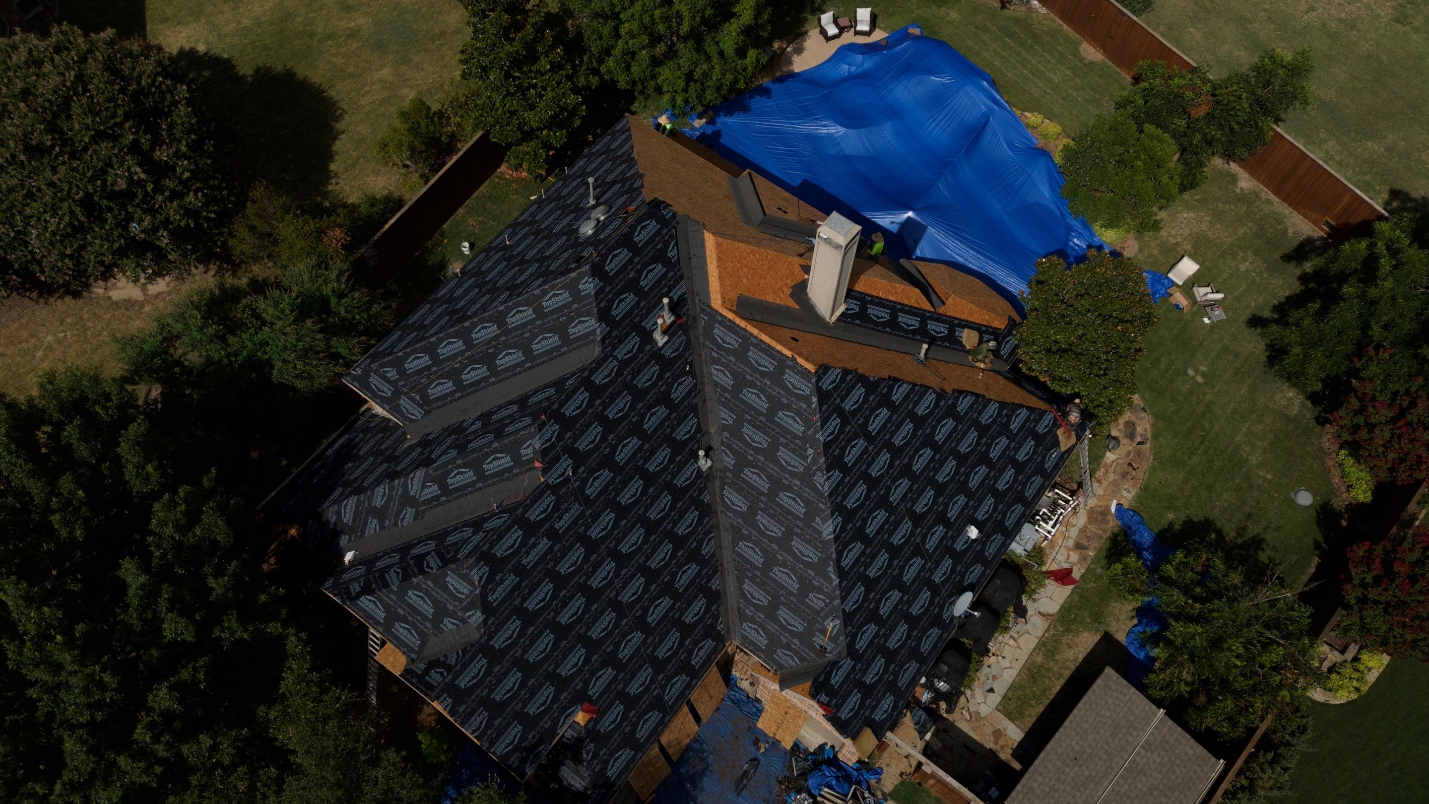 Residential Roof Repair using IKO Dynasty Class 3 Impact Resistant Shingles by Becker Roofing and Exteriors