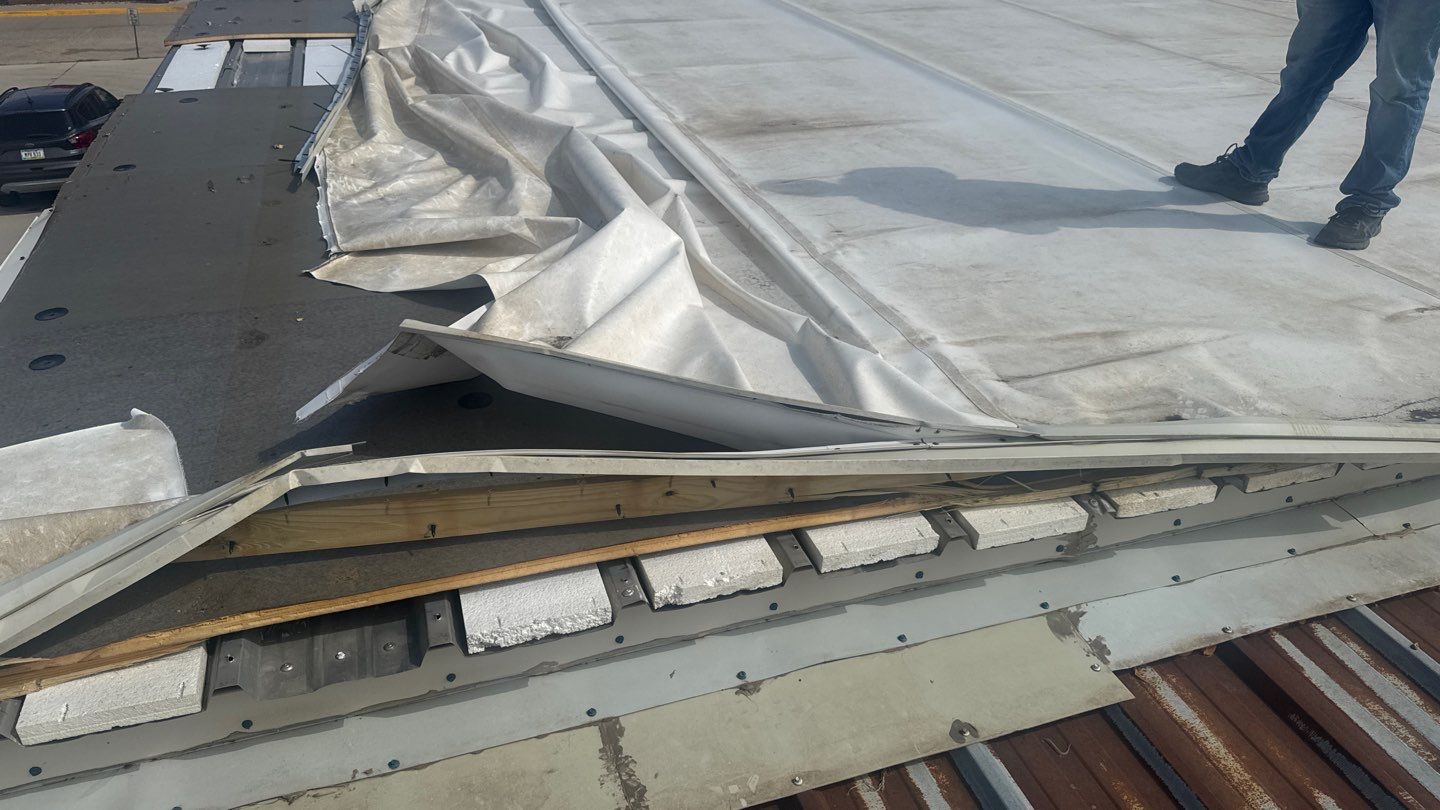 Commercial Roofing Repair using DURO LAST by Grell Roofing, LLC