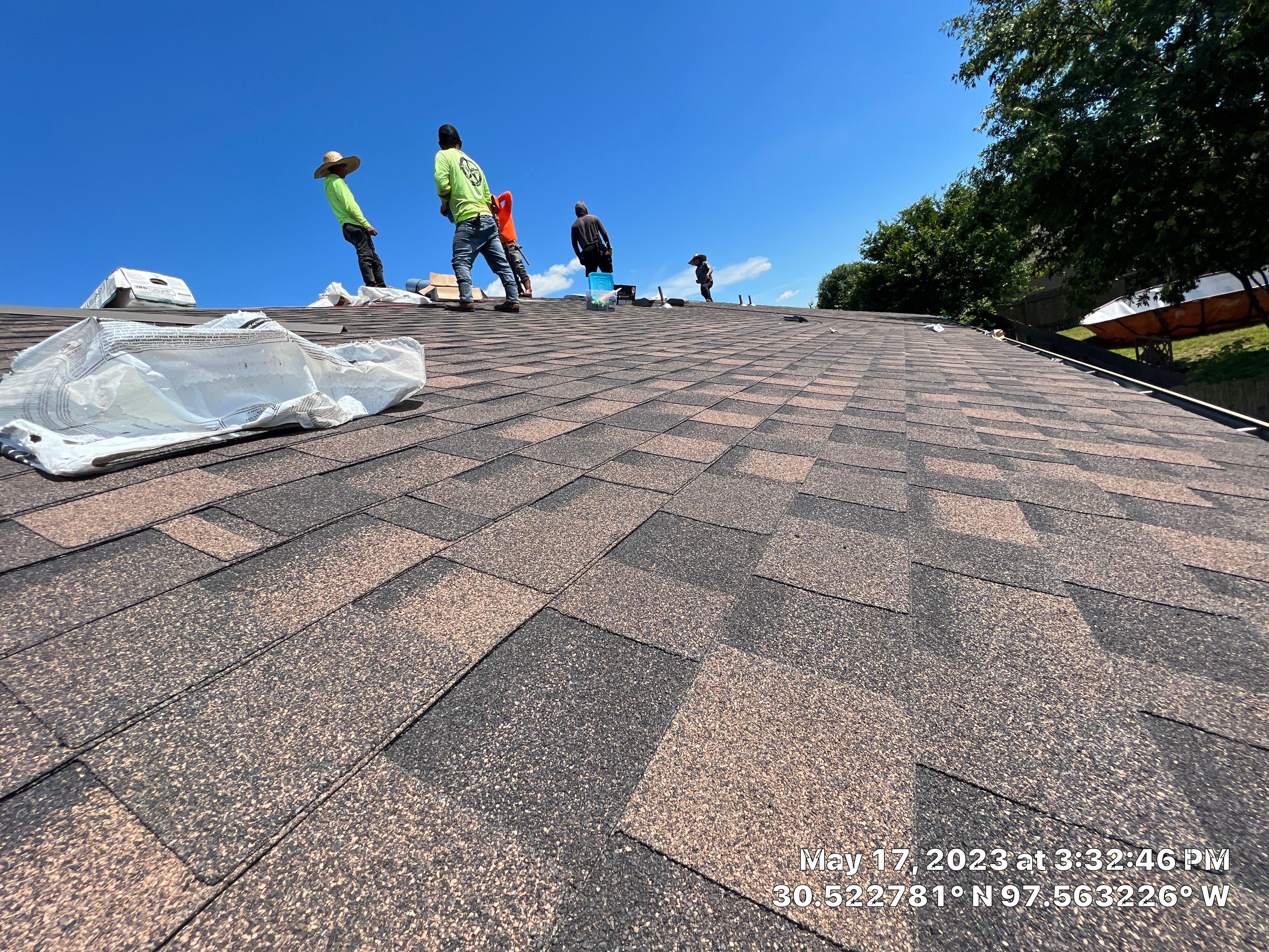Residential Roof Replacement and Gutter System Upgrade in Hutto by Caliber Restoration LLC