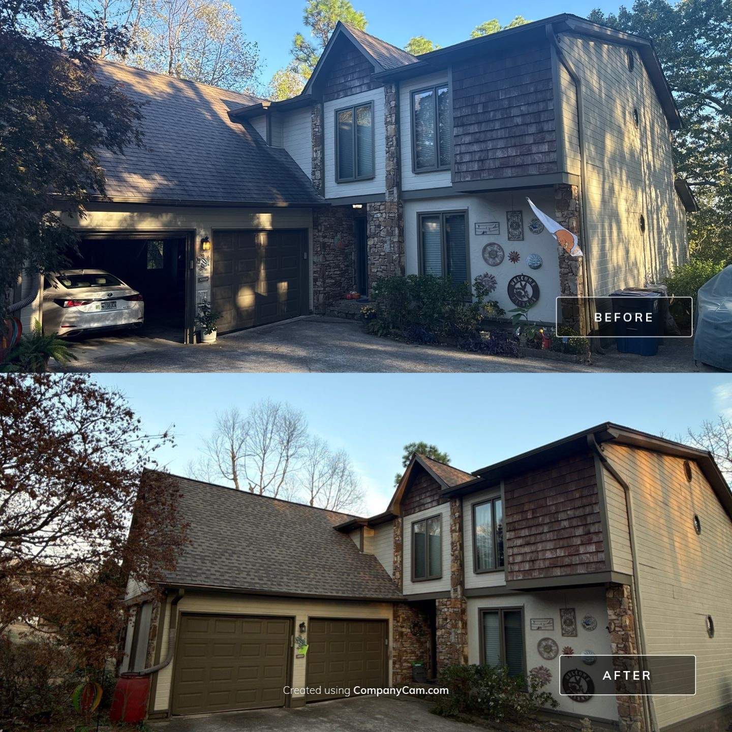 Residential Roofing Installation in Birmingham (Weathered Wood) by The Roofing Dudes