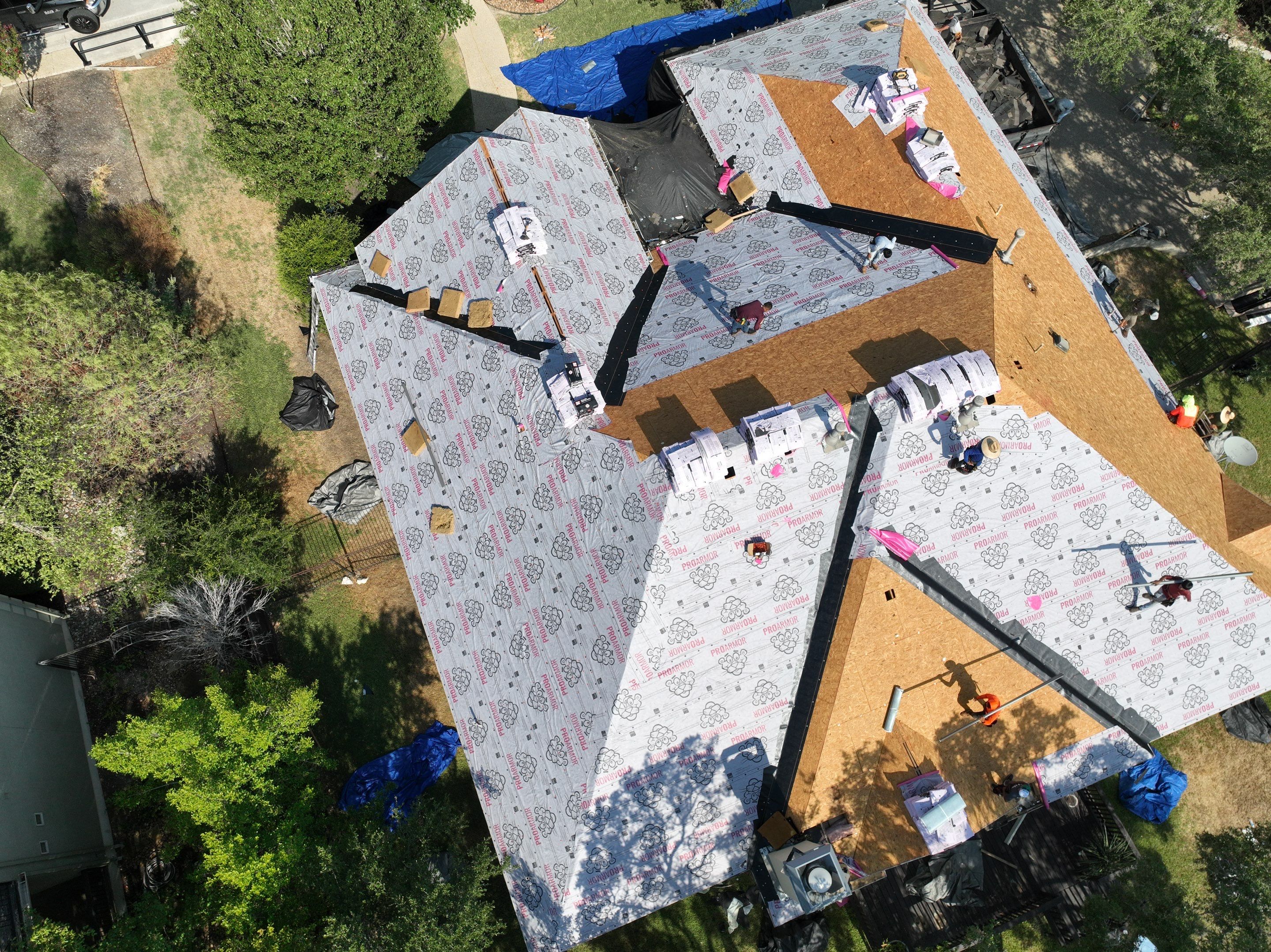 Residential Roof Replacement using Owens Corning Duration Designer 30 Year Laminate Shingle  by Premier Roofing and Contracting