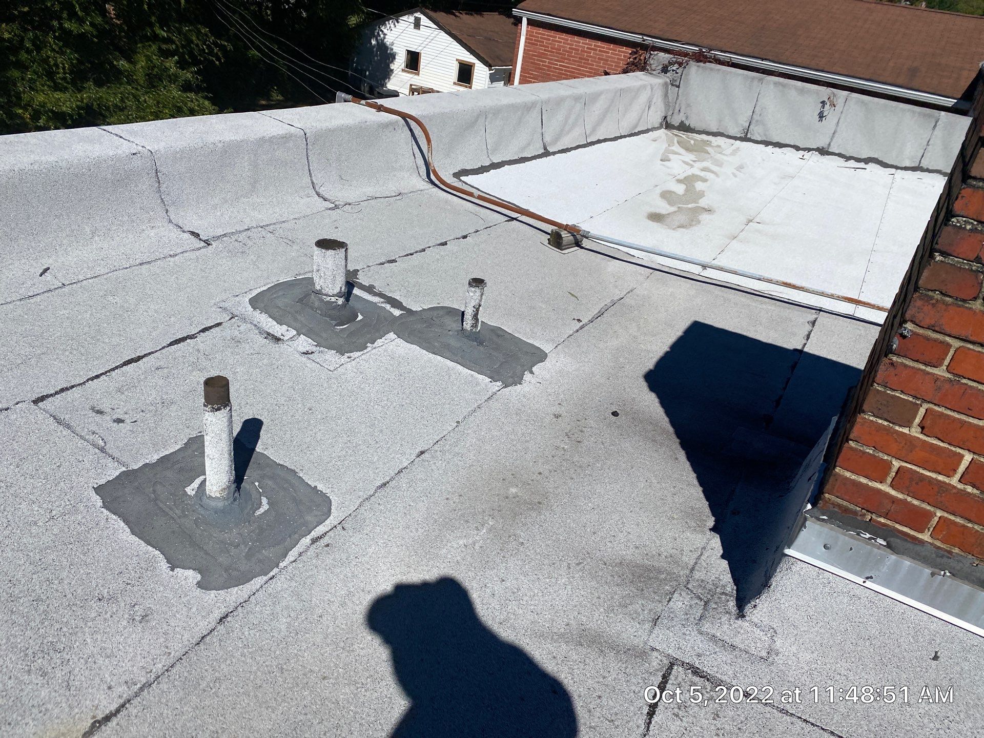 Commercial Roof Restored by Just In Time Roofing and Restoration
