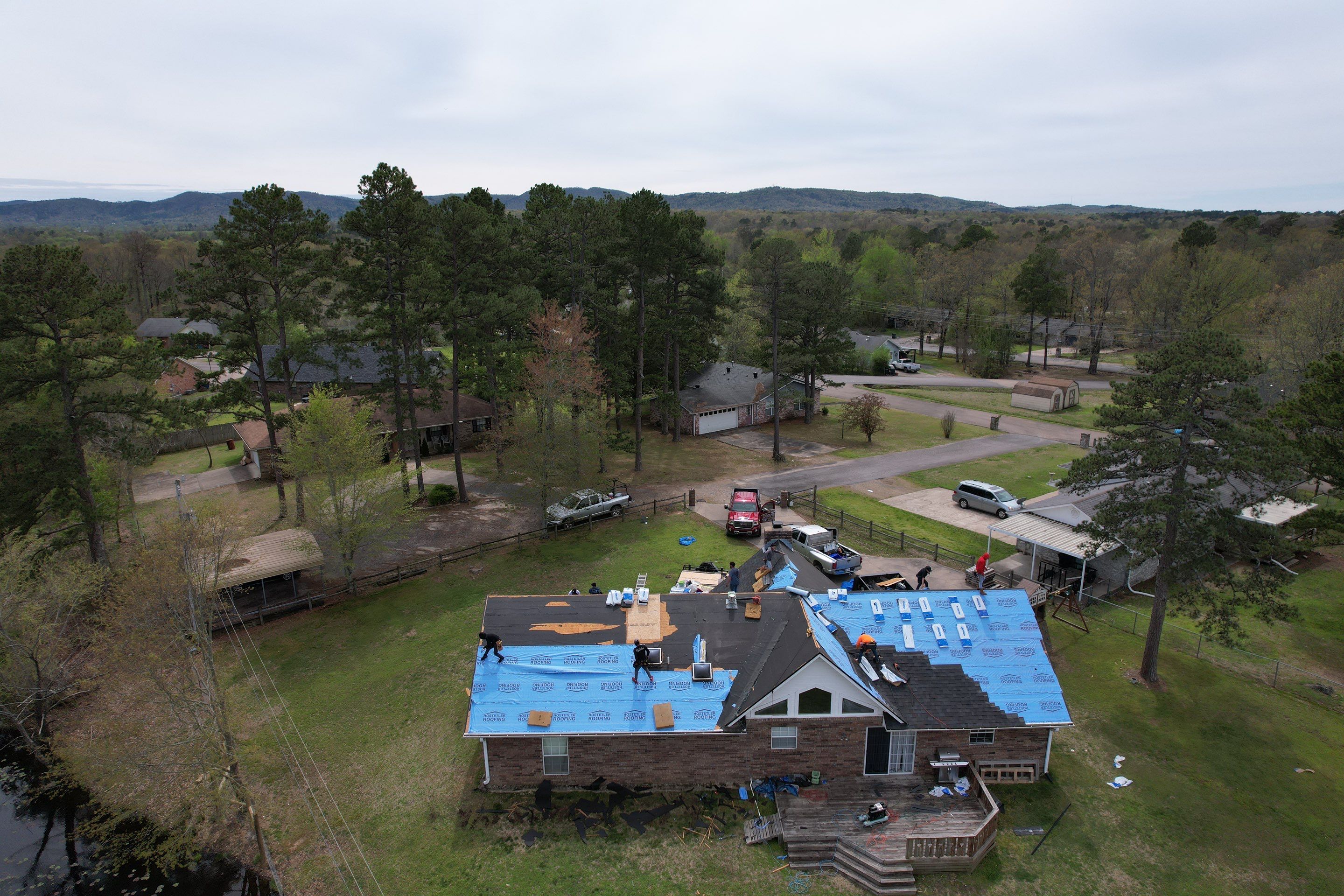 Residential Shingle Reroof using Malarkey Vista by Hostetler Roofing