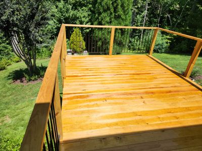 Deck using Wood Sealant