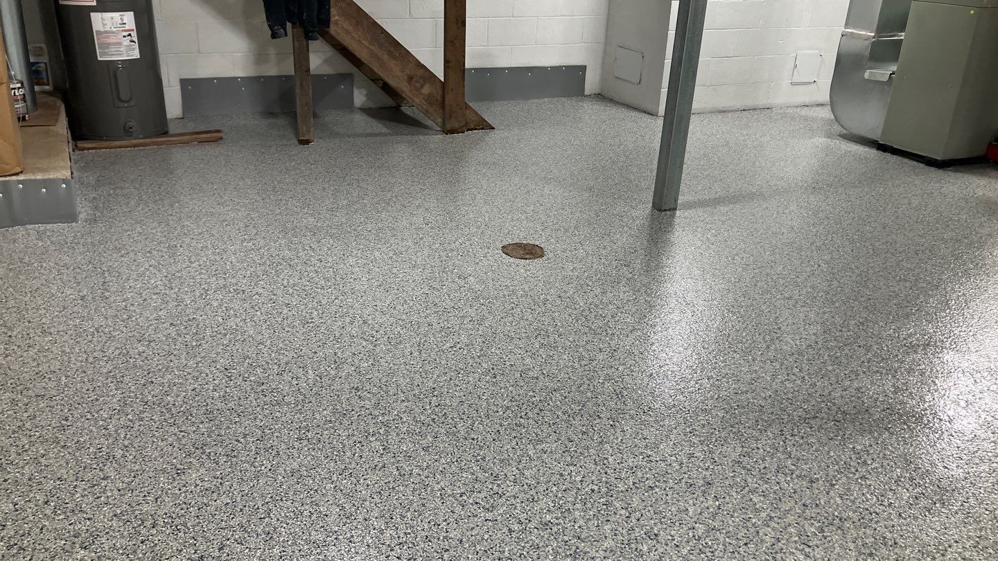Basement floor coating and organization in Niles, MI! by Innovative Spaces / Innovative Concrete Coatings