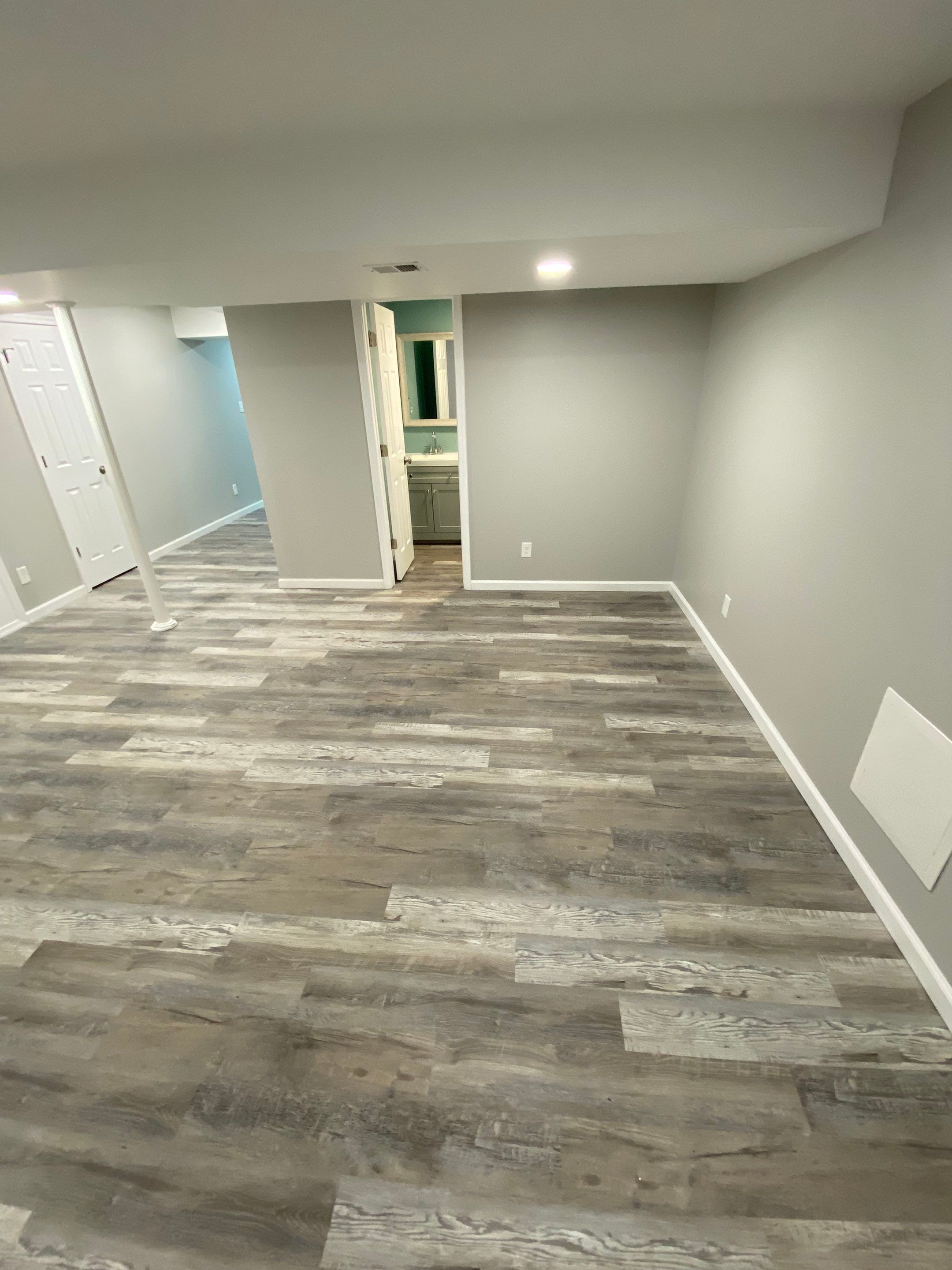 Complete Basement Buildout by The Smet Companies, LLC