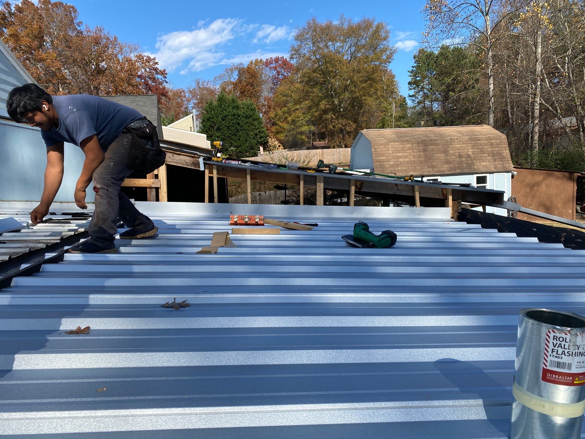 Metal Roofing Project in Marietta by Capital City Roofing