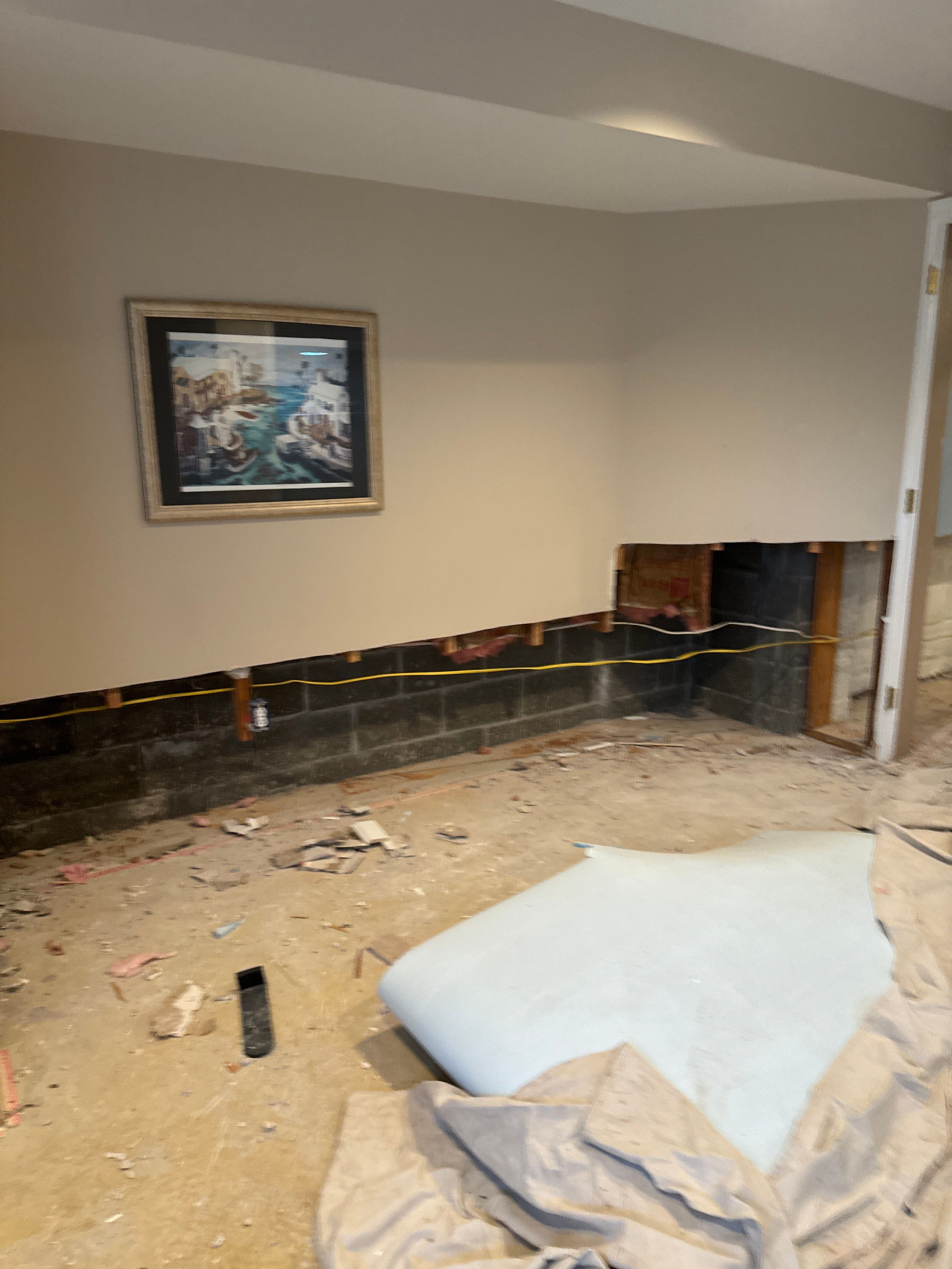 Interior French Drain With Radon Seal & Mold Remediation in Wall Township by Pure Service Pro, LLC 