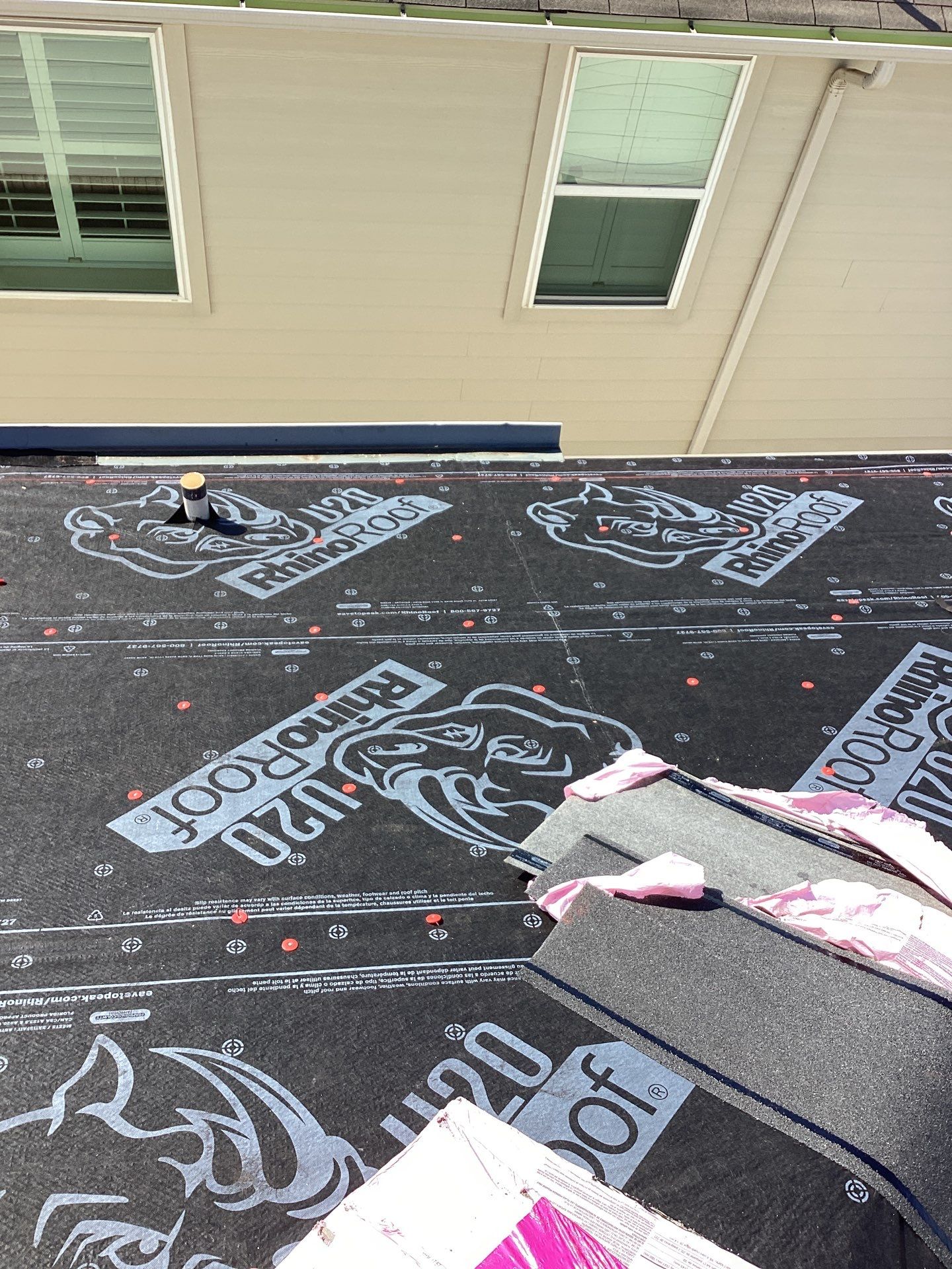 Residential Roofing Installation using Owen's Corning Duration (Lifetime) Shingles by Roof Repair Company
