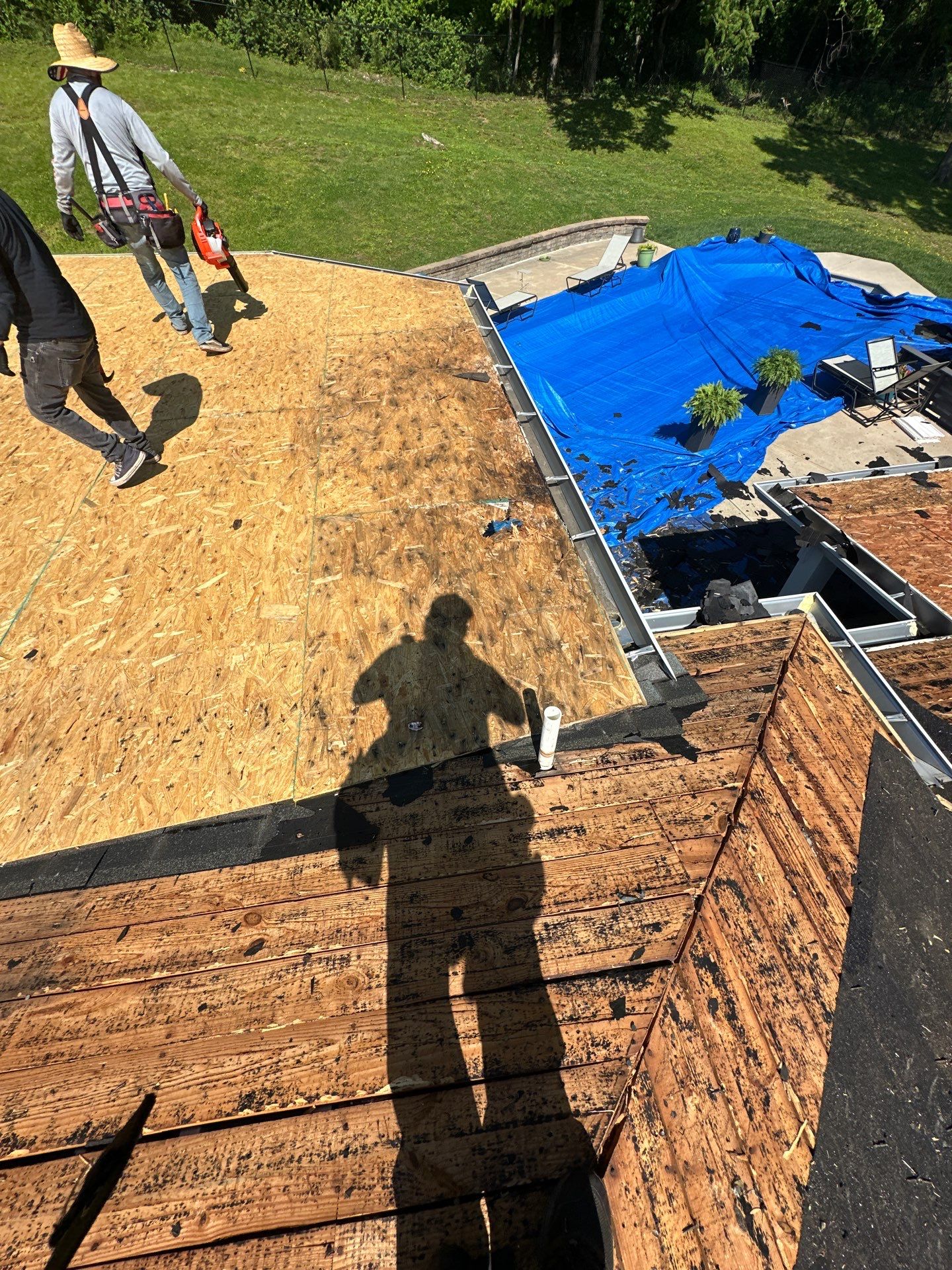 Residential Roofing Installation using GAF Timberline HDZ and Standing Seam Metal by Undersun Roofing 