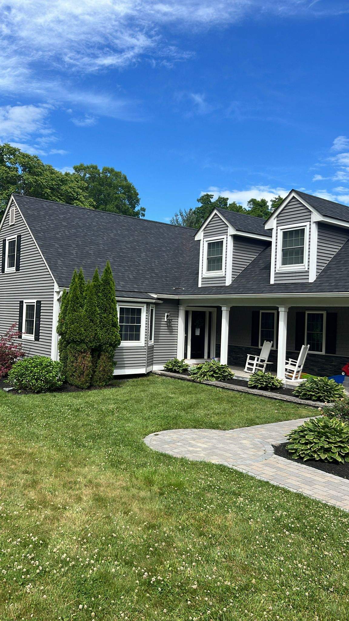 Full Roof Replacement on Massive Home in North Andover, MA – Owens Corning Duration, Onyx Black by JOHNNYS PRO