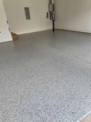 Garage Floor Coating using Cabin Fever