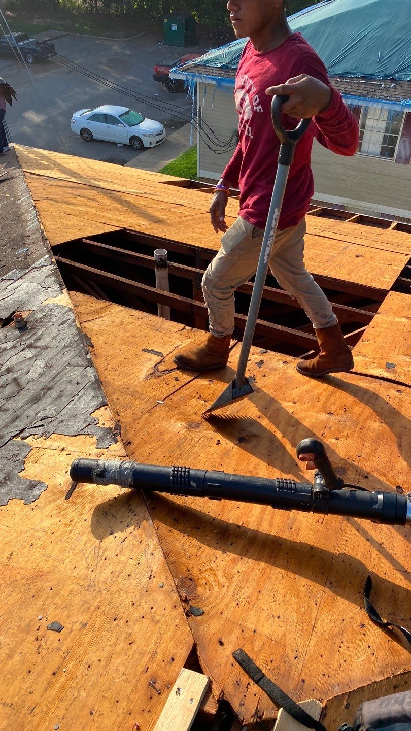 Residential Roofing Installation using Roof Replacement by American Roofing & Construction LLC