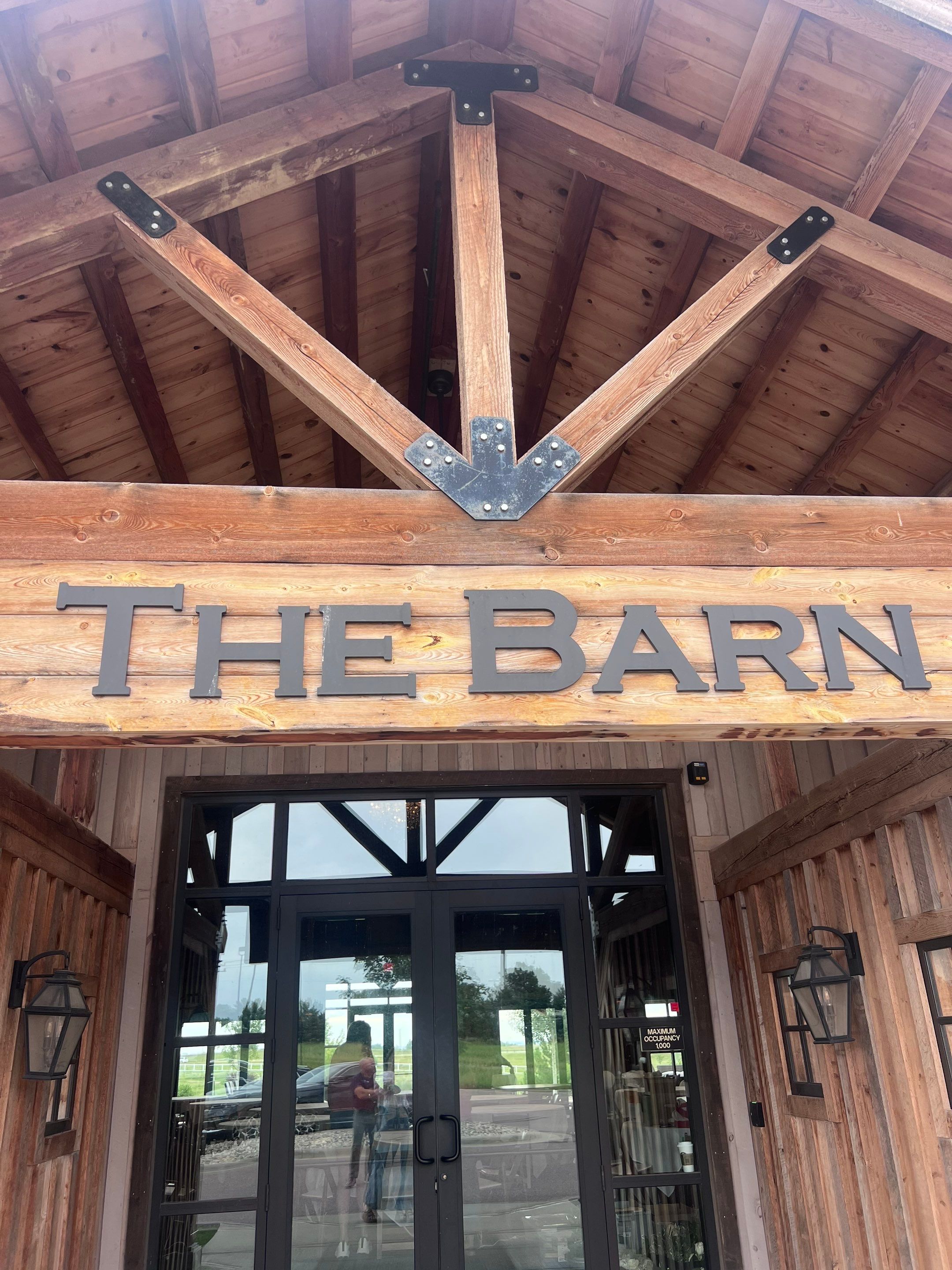 Commercial Exterior Wood Staining for Sanford Barn in Sioux Falls by Select Painting, Coatings & Garage Cabinets