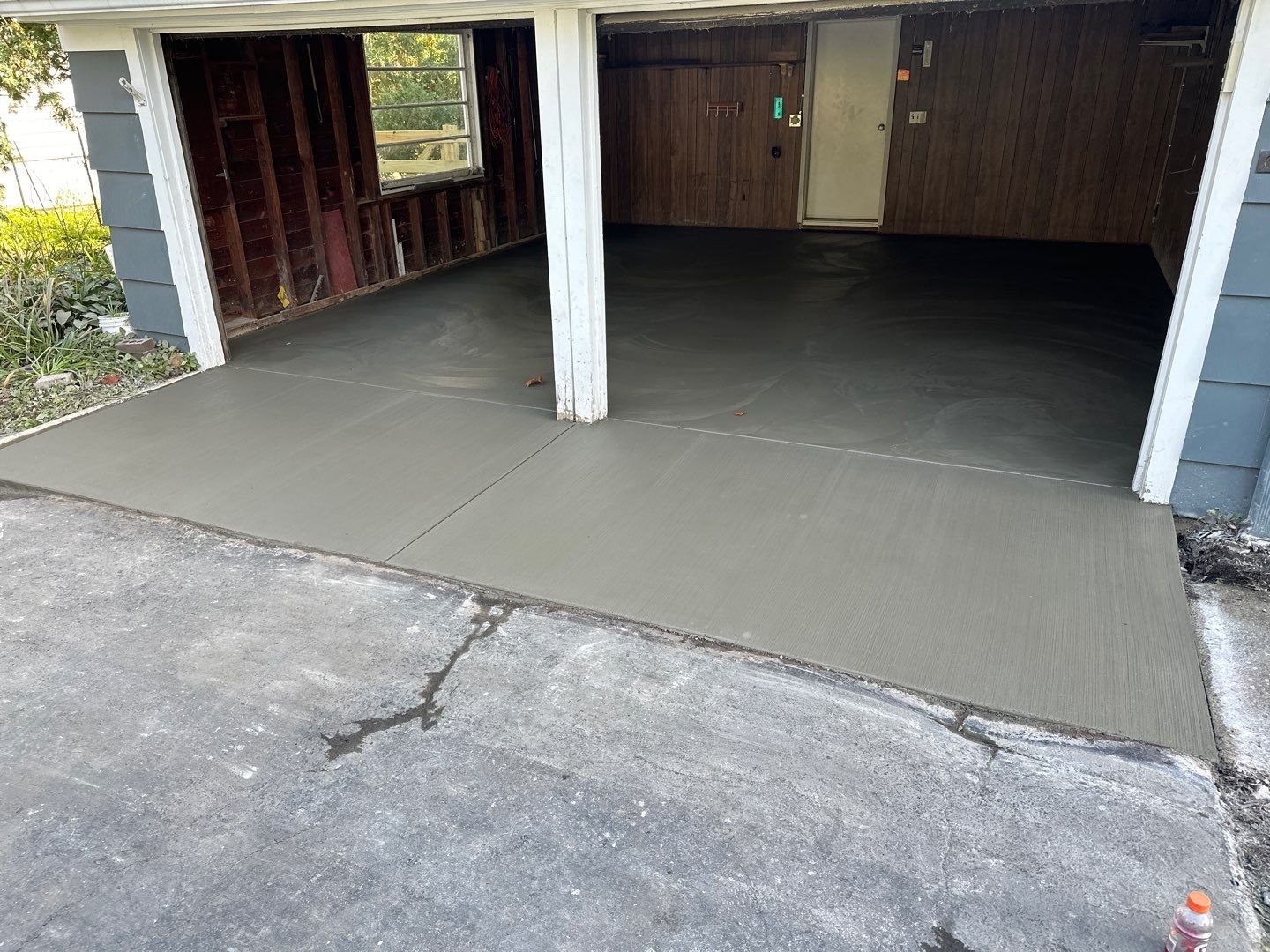 Concrete garage floor replacement by NG Masonry & Construction LLC