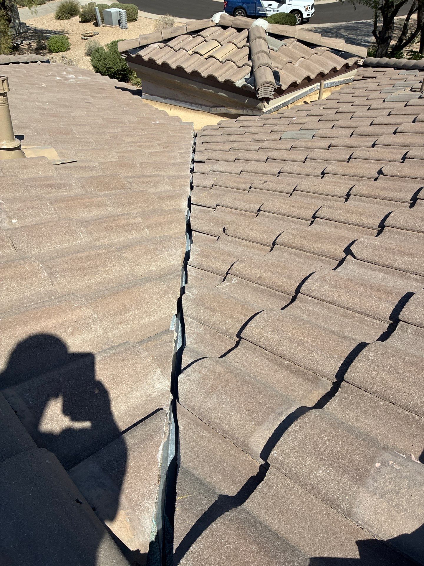 Residential Roof Install using Concrete Tiles in Scottsdale, Arizona by Weather-Tite Roofing