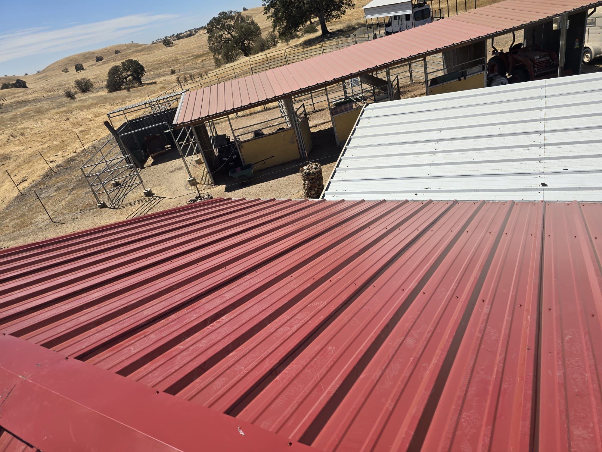 Metal roofing installation using PBR panel metal roofing material w/ accessories by Straight Edge Roofing Inc