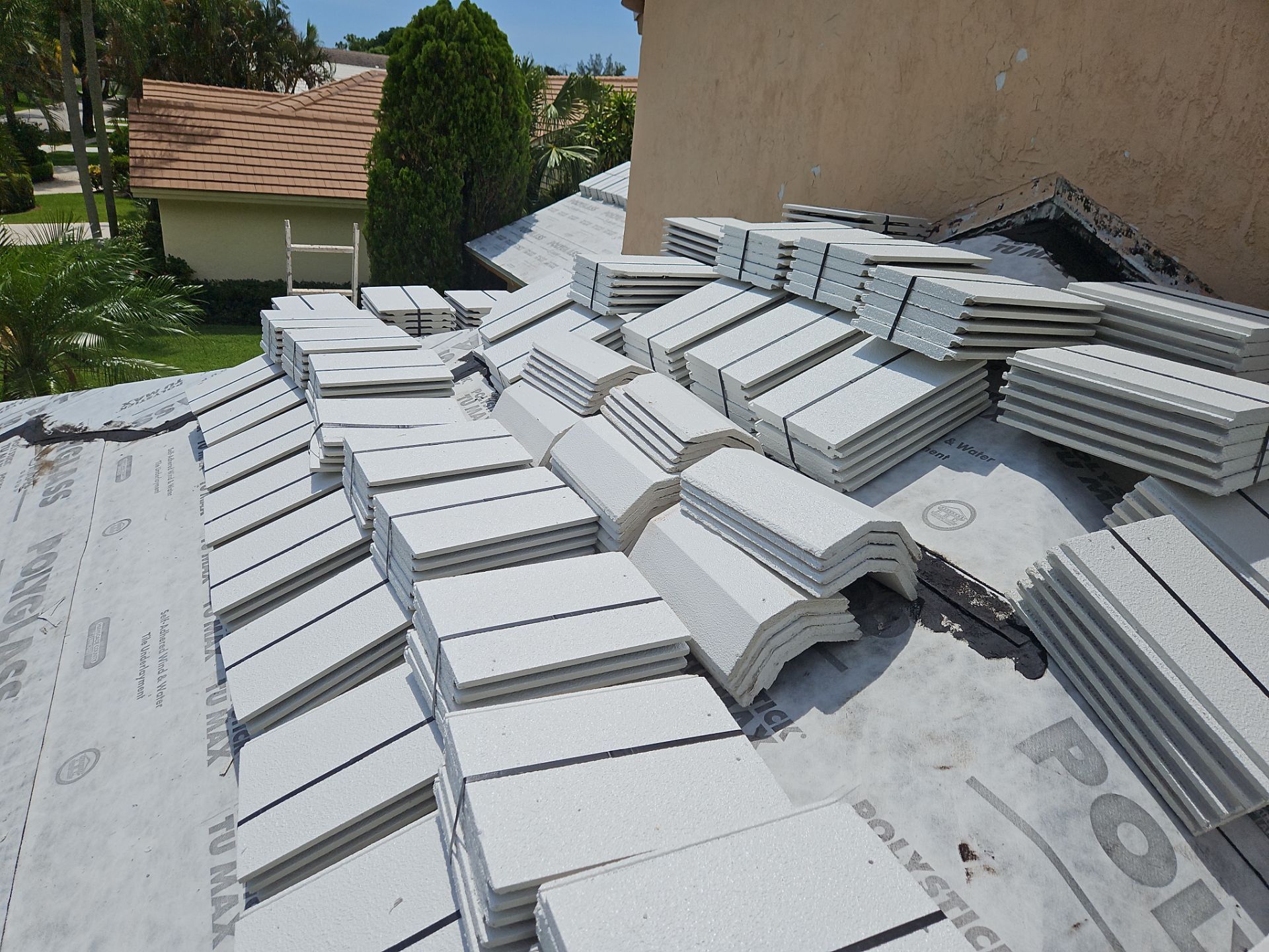 Residential Roofing Installation using WestLake Roofing Tile by BLUES BROTHERS ROOFING