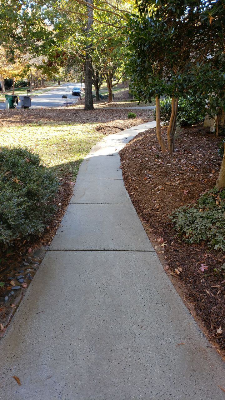 Driveway Clean using cleaner by G&H Home Tech Pros LLC