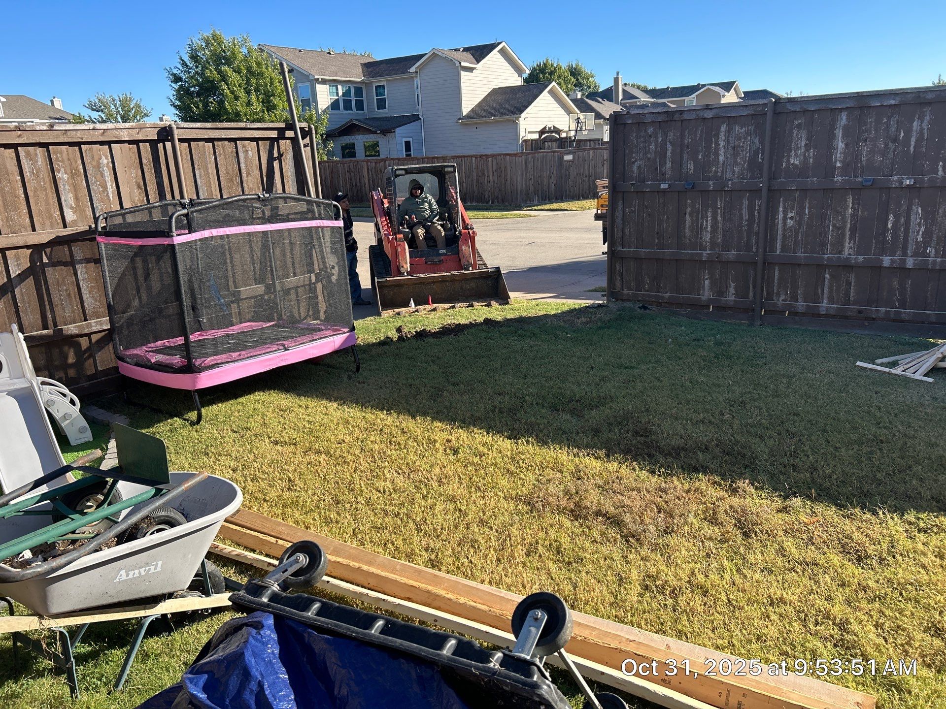 Pool with Turf and Raised Wall by Pinnacle Pools and Spas - DFW
