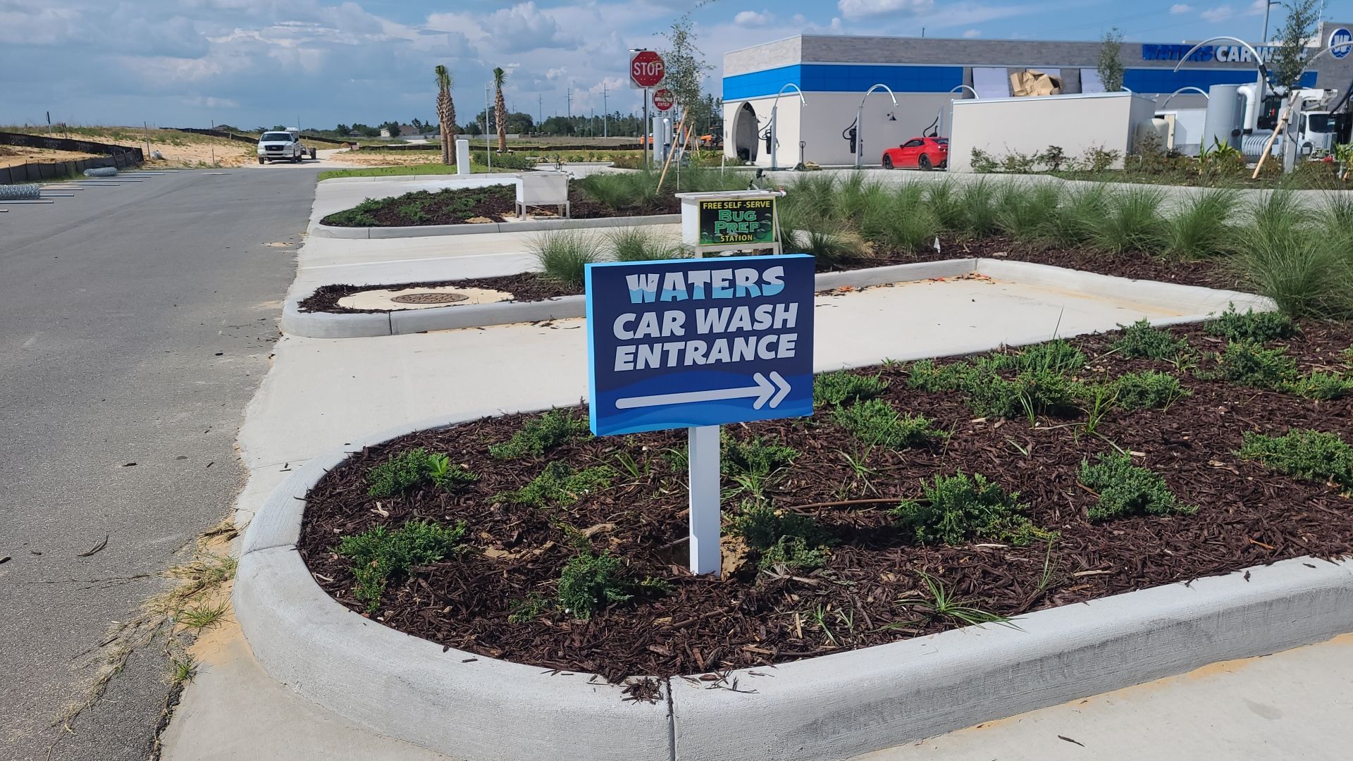 Pylon Sign and Channel Letters for Waters Car Wash by SignCrafters