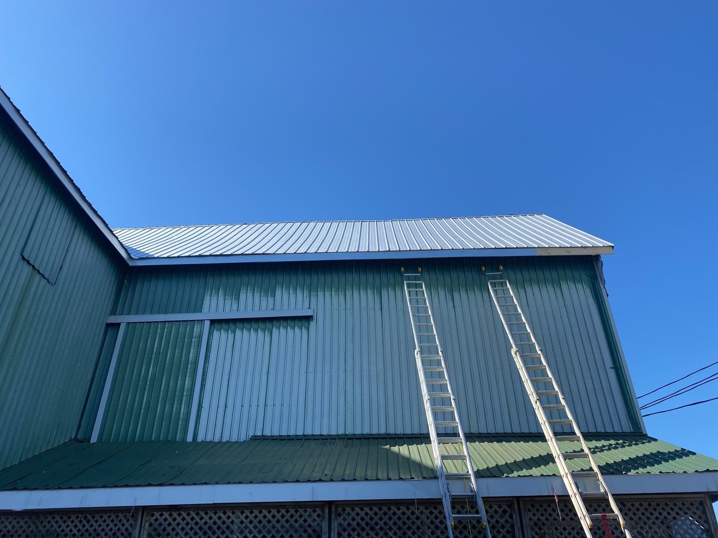 Barn Roof Exposed Fastener Metal Roof using Vicwest UltraVic by Jay Carter Roofing & Sheet Metal