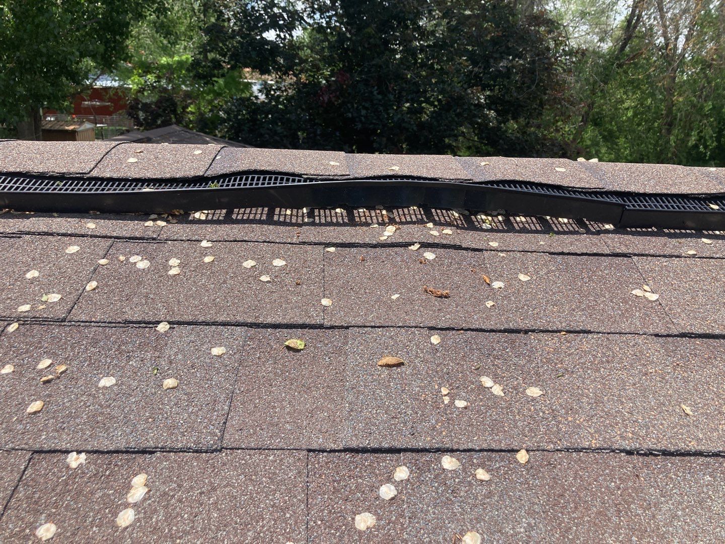 Shake removal and reinstallation of Owens Corning Oakridge in Teak by ID Roofing LLC