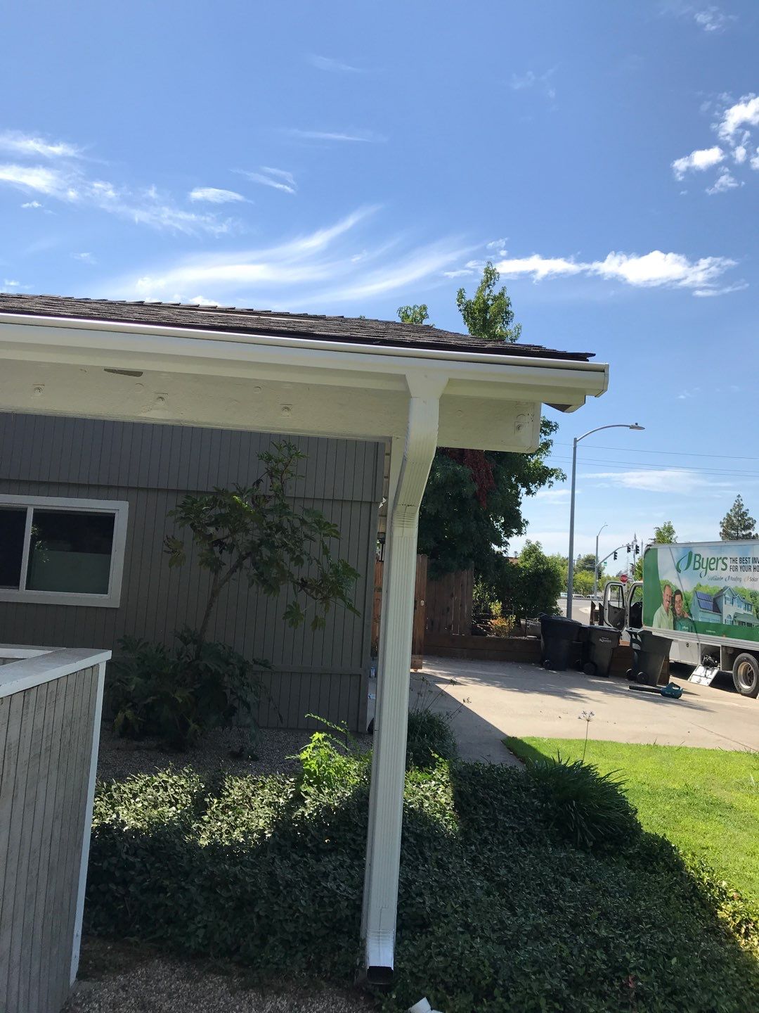 Gutter Installation using Englert LeafGuard Gutters by Byers Enterprises 
