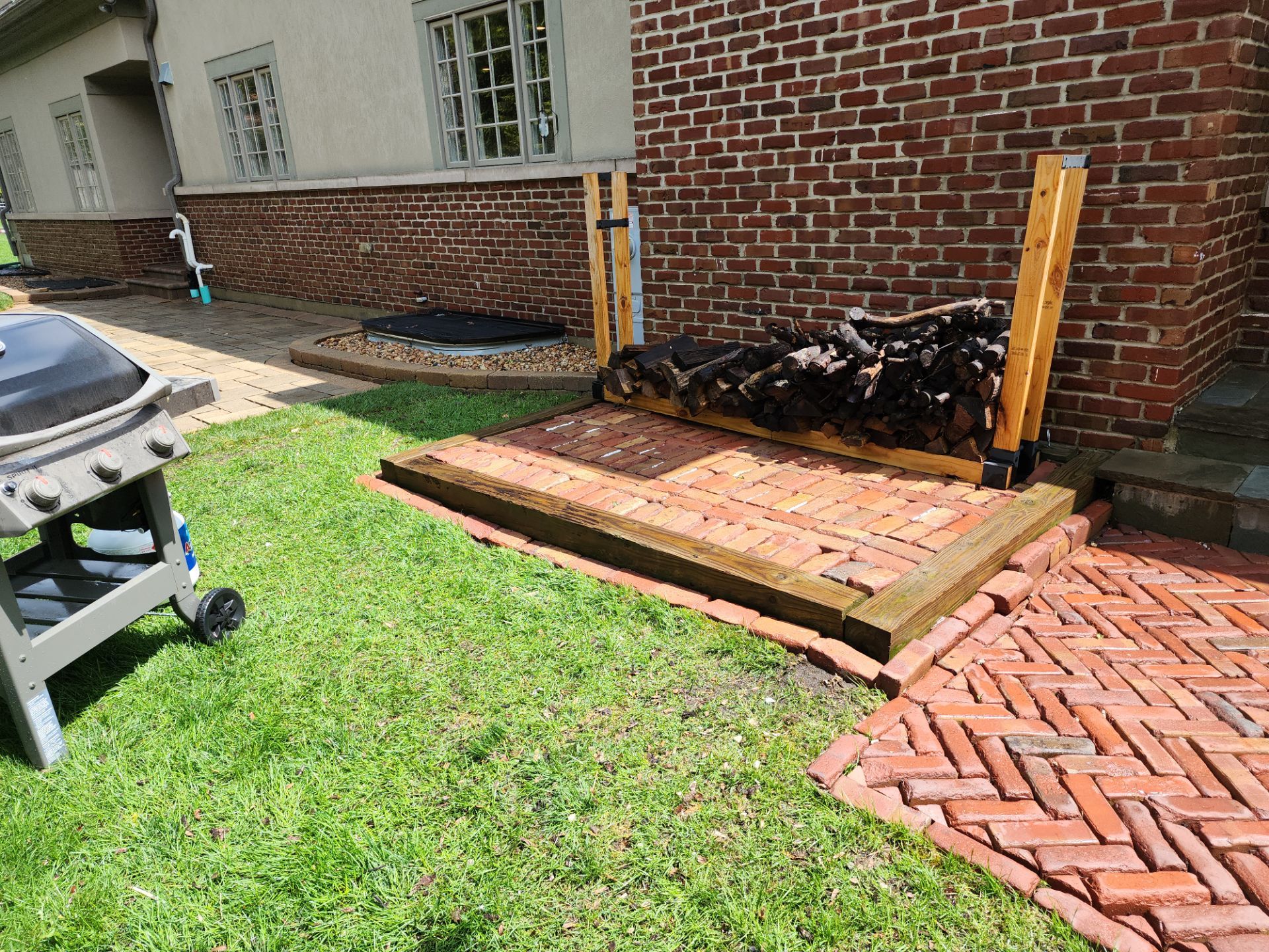 bluestone using Algaecide, soft wash soap by Northern Power Washing LLC.